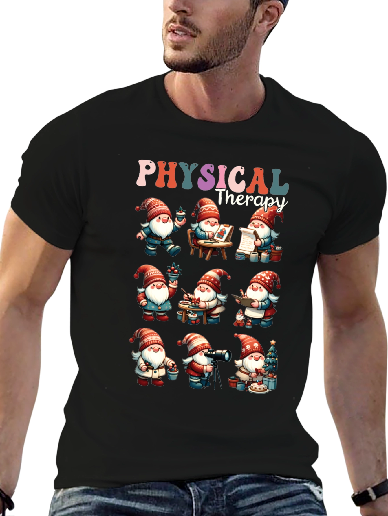 Physical Therapy Gnomes T-Shirt