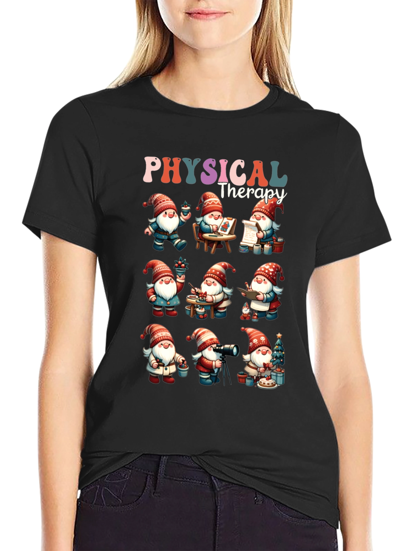 Physical Therapy Gnomes T-Shirt