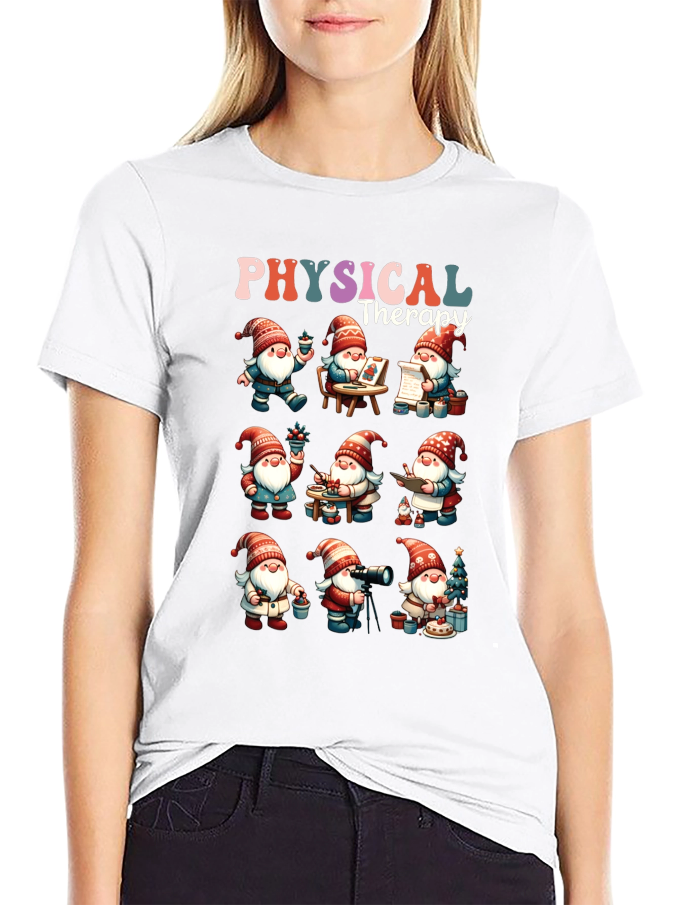 Physical Therapy Gnomes T-Shirt