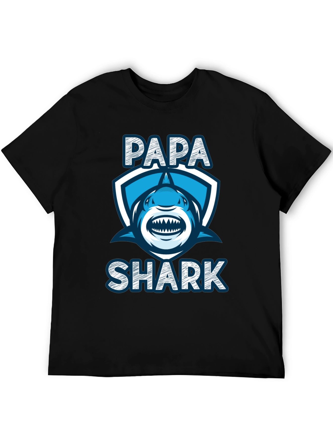 Papa Shark Graphic Tee - Fathers Day Gift