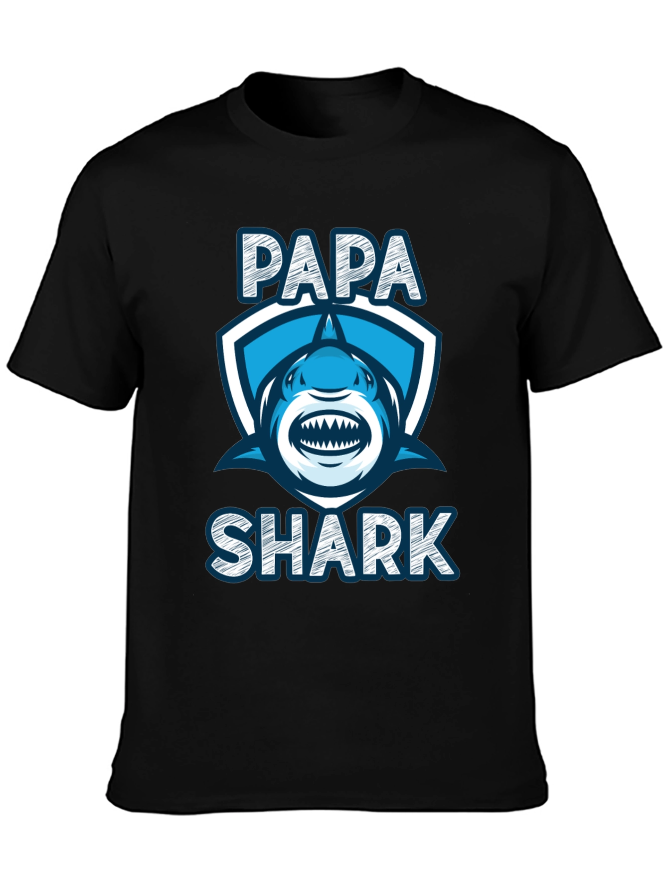 Papa Shark Graphic Tee - Fathers Day Gift