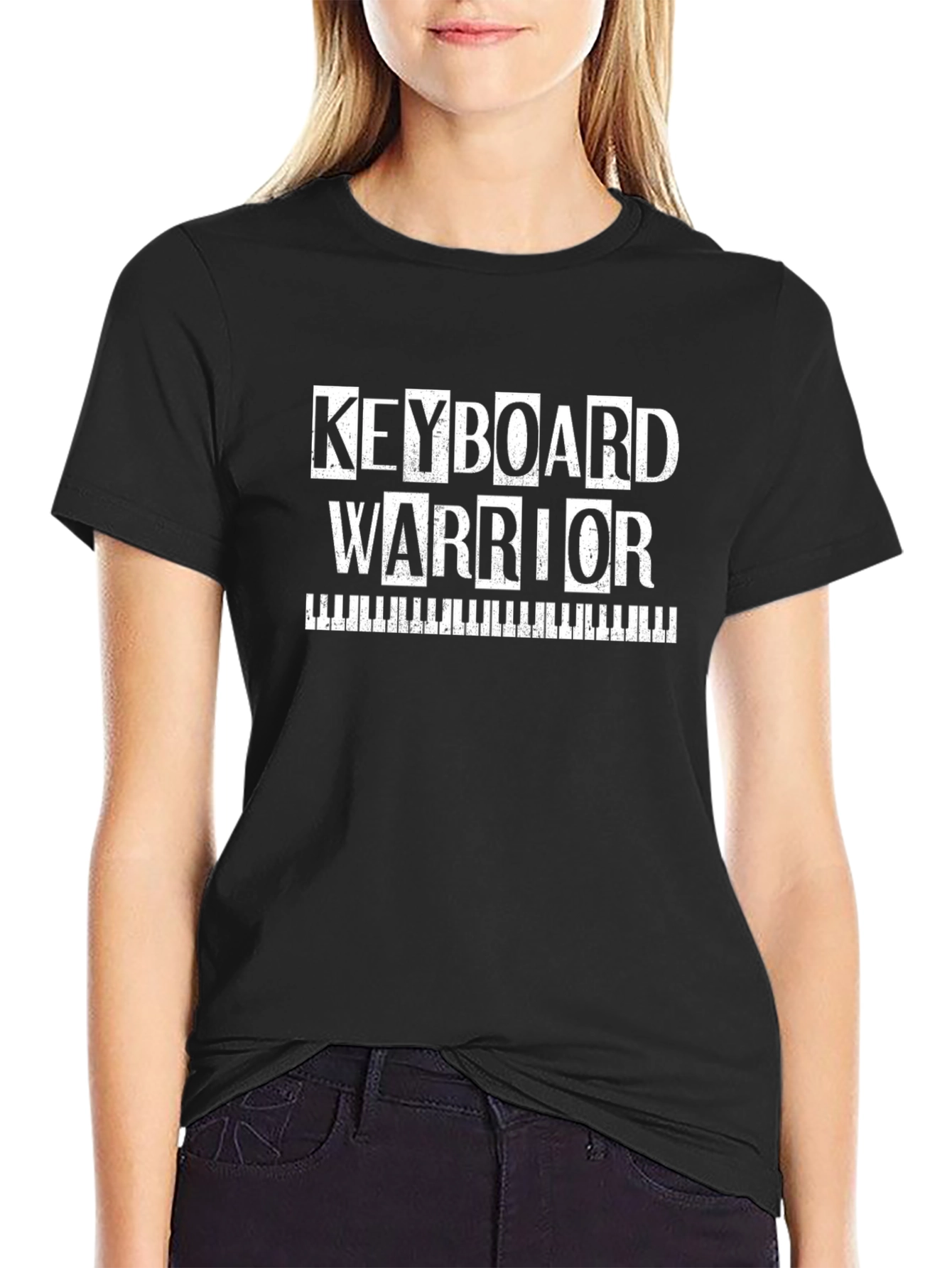 Keyboard Warrior Graphic T-Shirt - Musician Tee