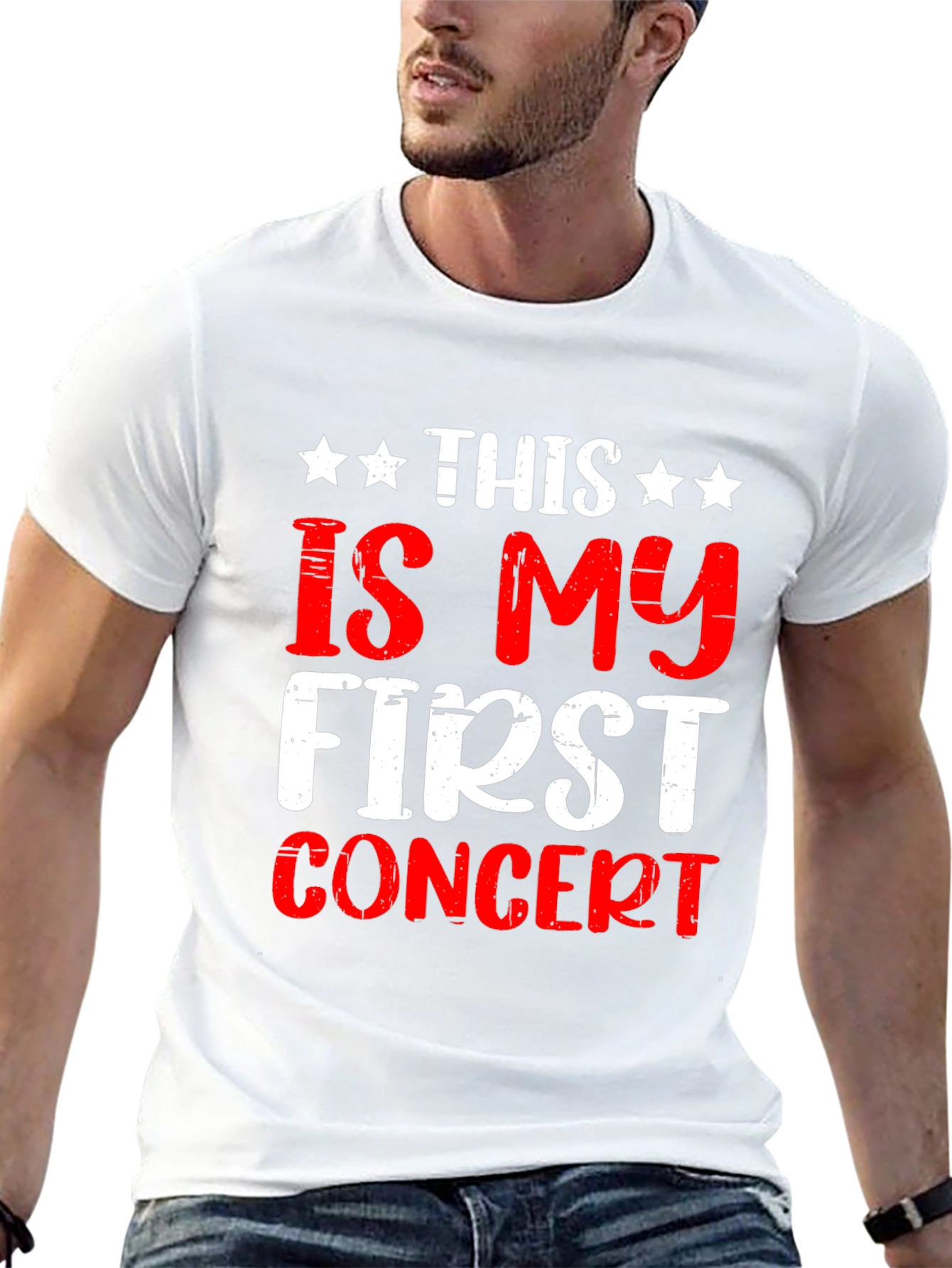 This Is My First Concert T-Shirt - Black