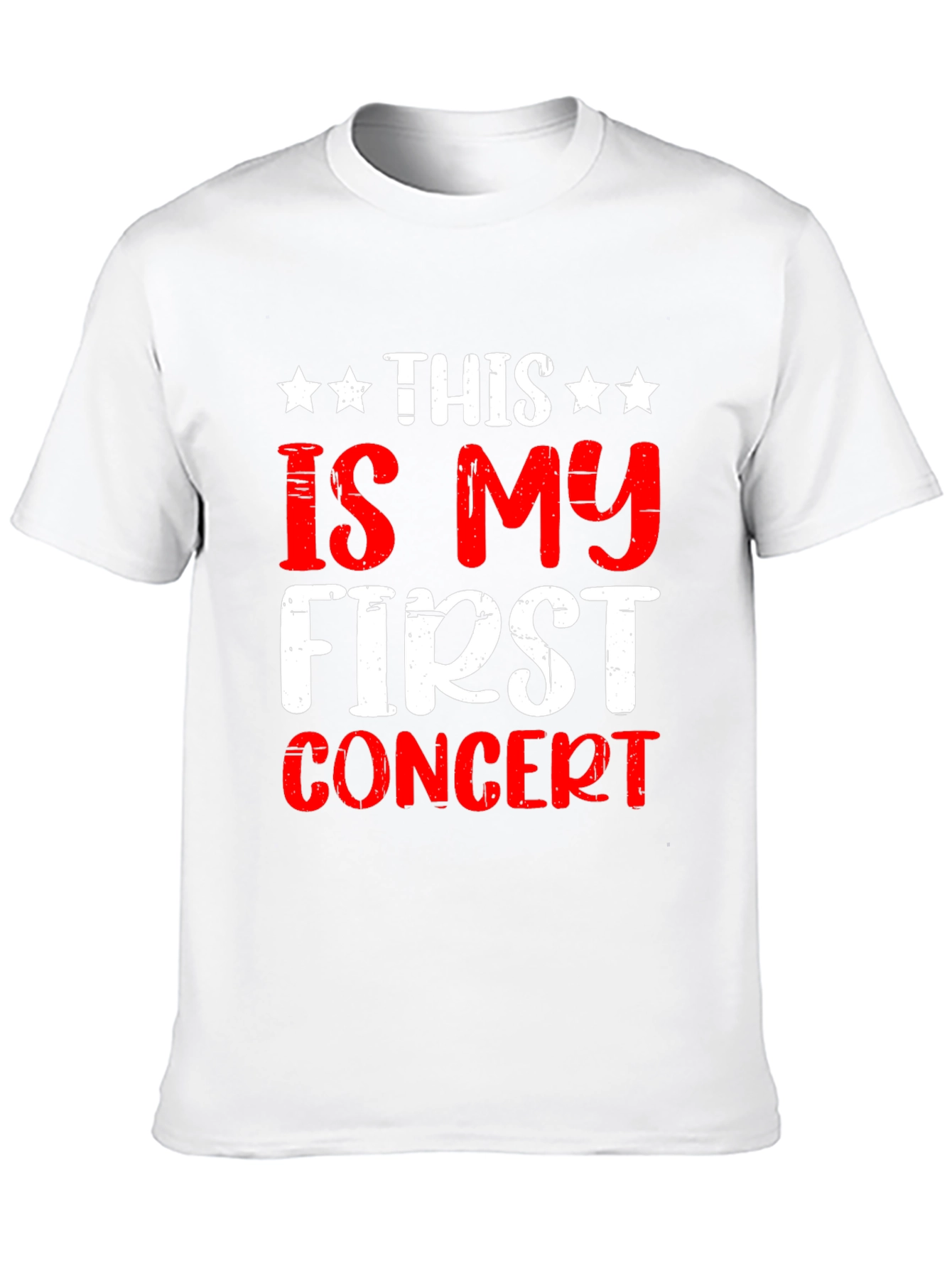 This Is My First Concert T-Shirt - Black