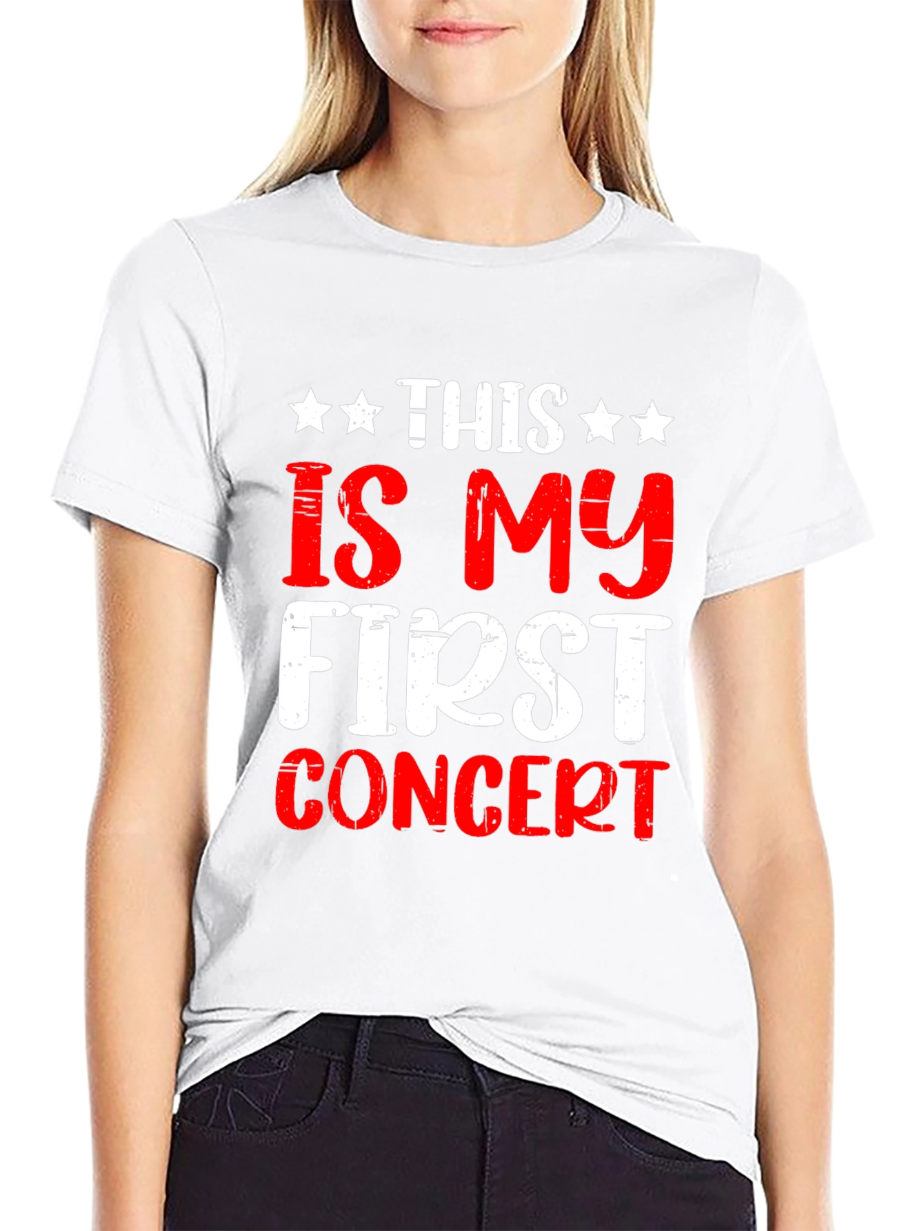 This Is My First Concert T-Shirt - Black