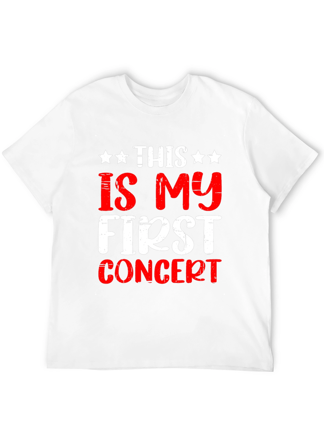 This Is My First Concert T-Shirt - Black