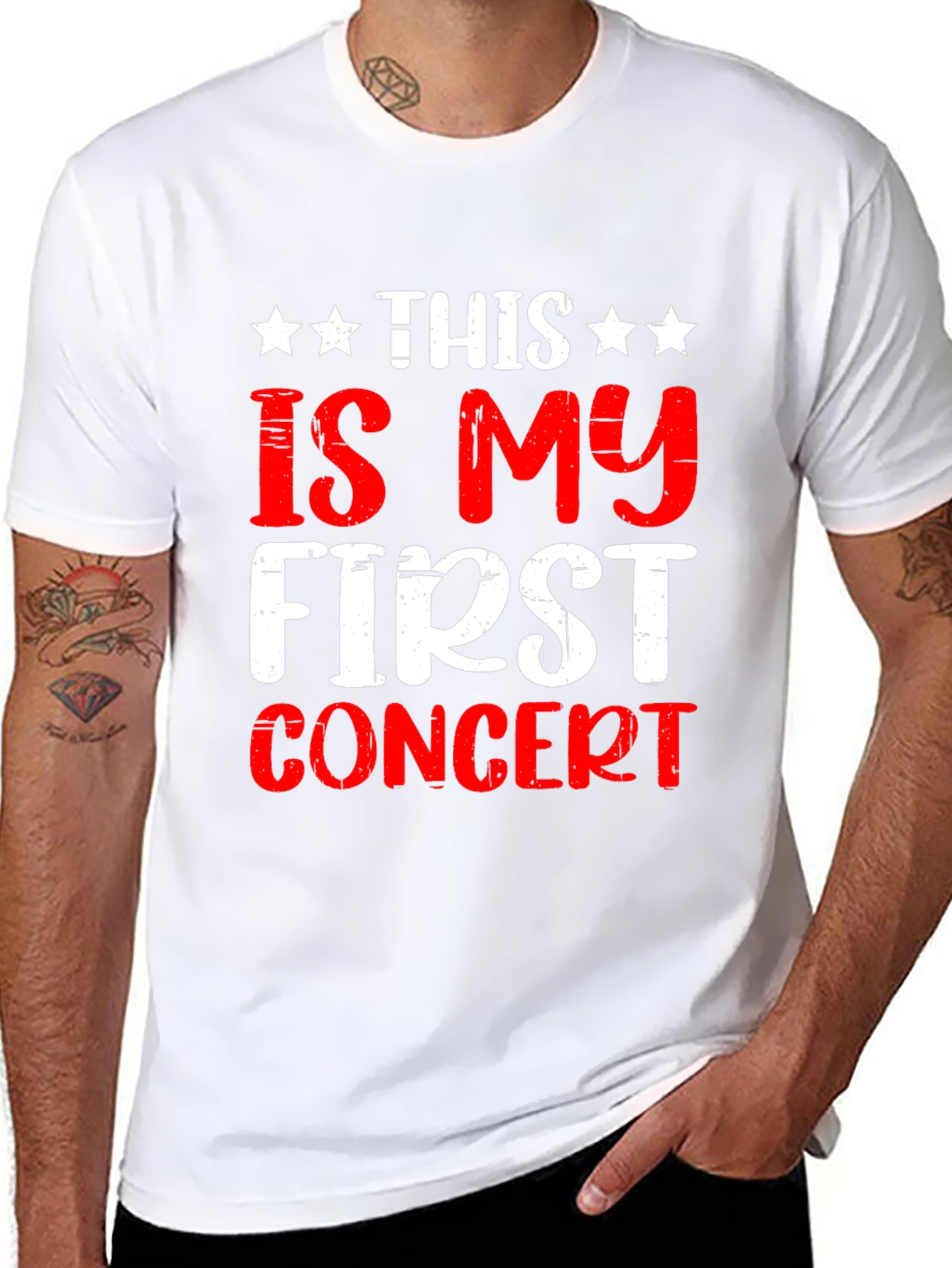 This Is My First Concert T-Shirt - Black