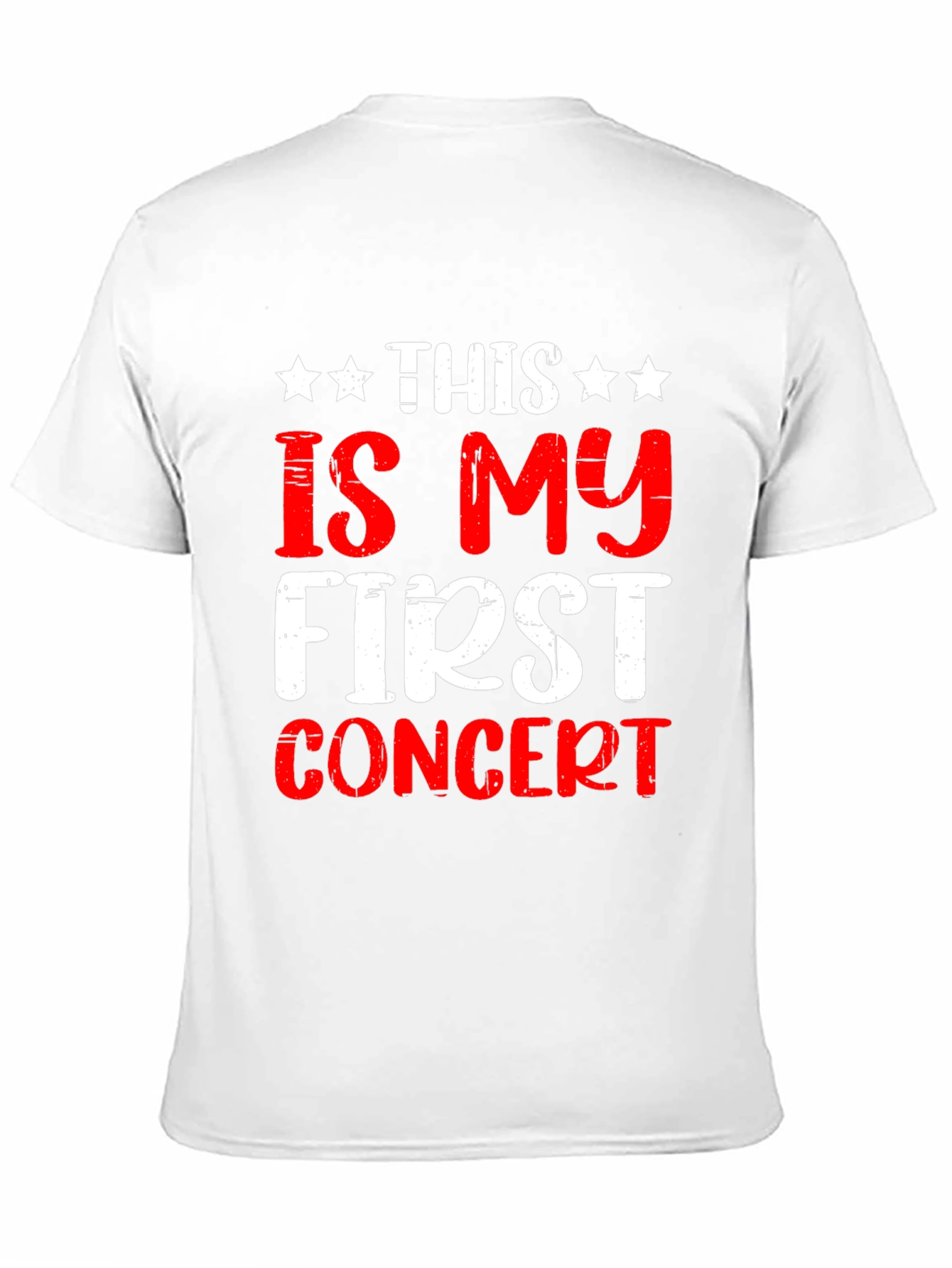 This Is My First Concert T-Shirt - Black