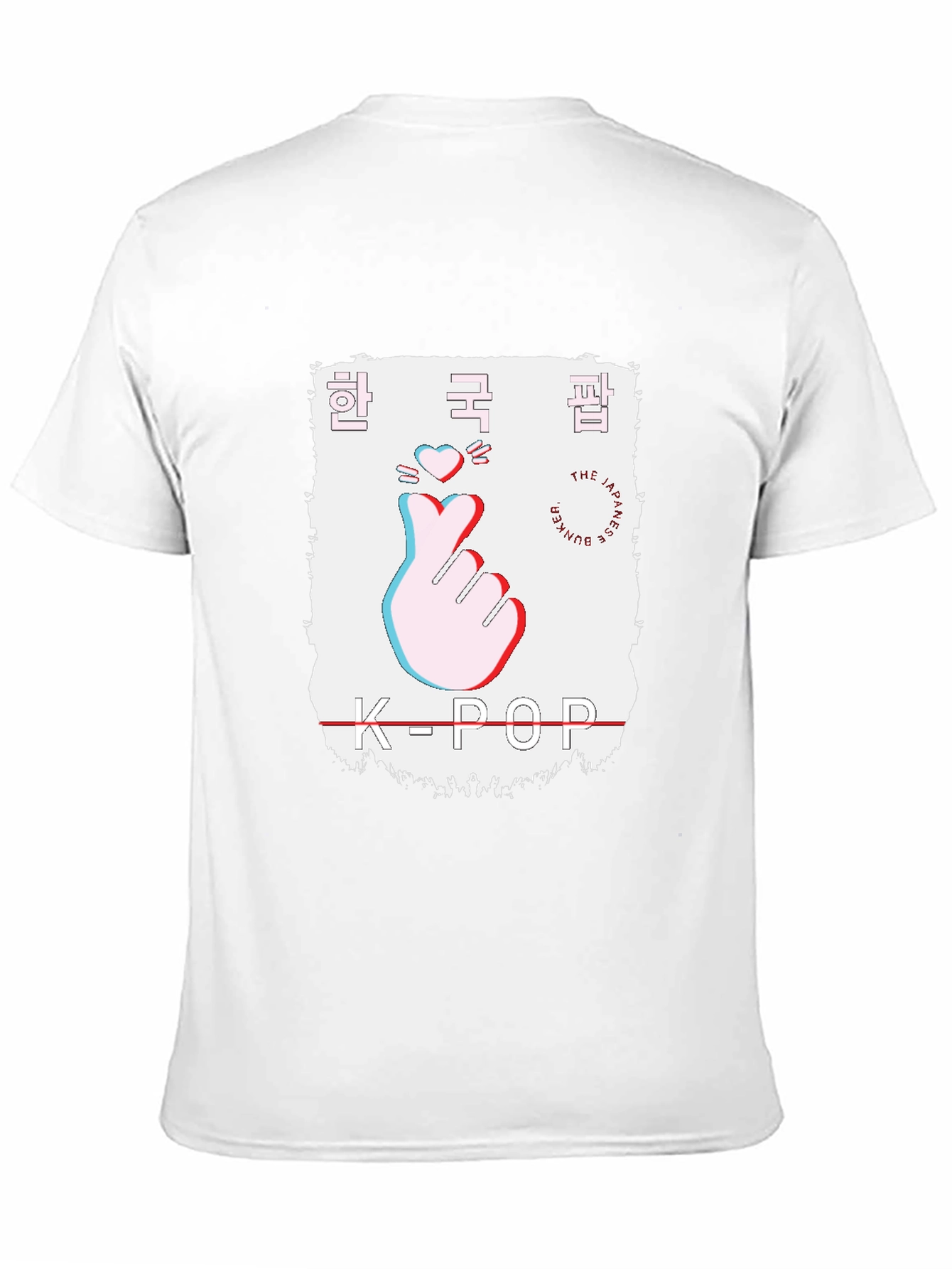 K-Pop Heart Sign T-Shirt - Korean Culture Tee
