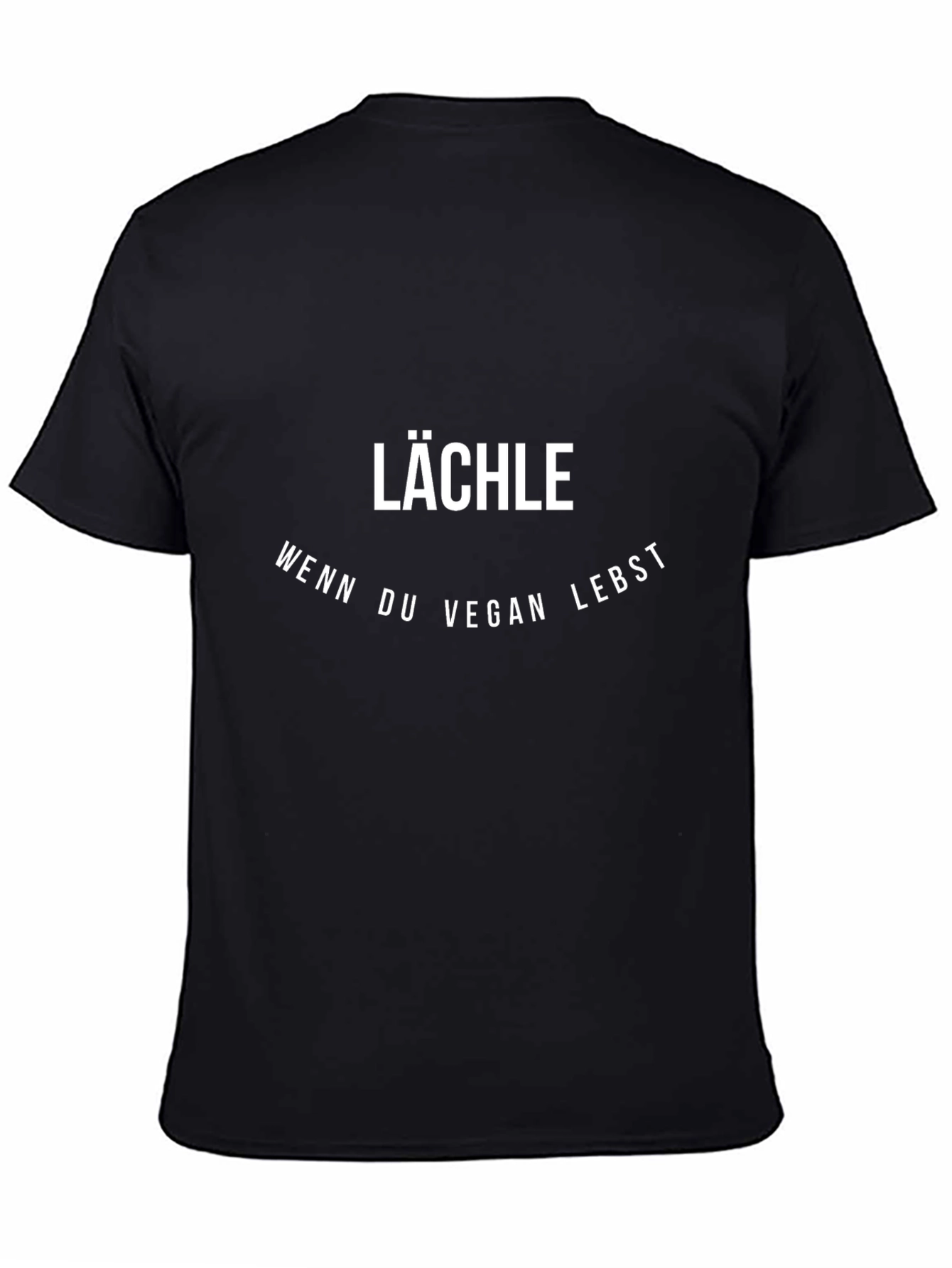 Vegan Lifestyle T-Shirt - Lächle Wenn Du Vegan Lebst