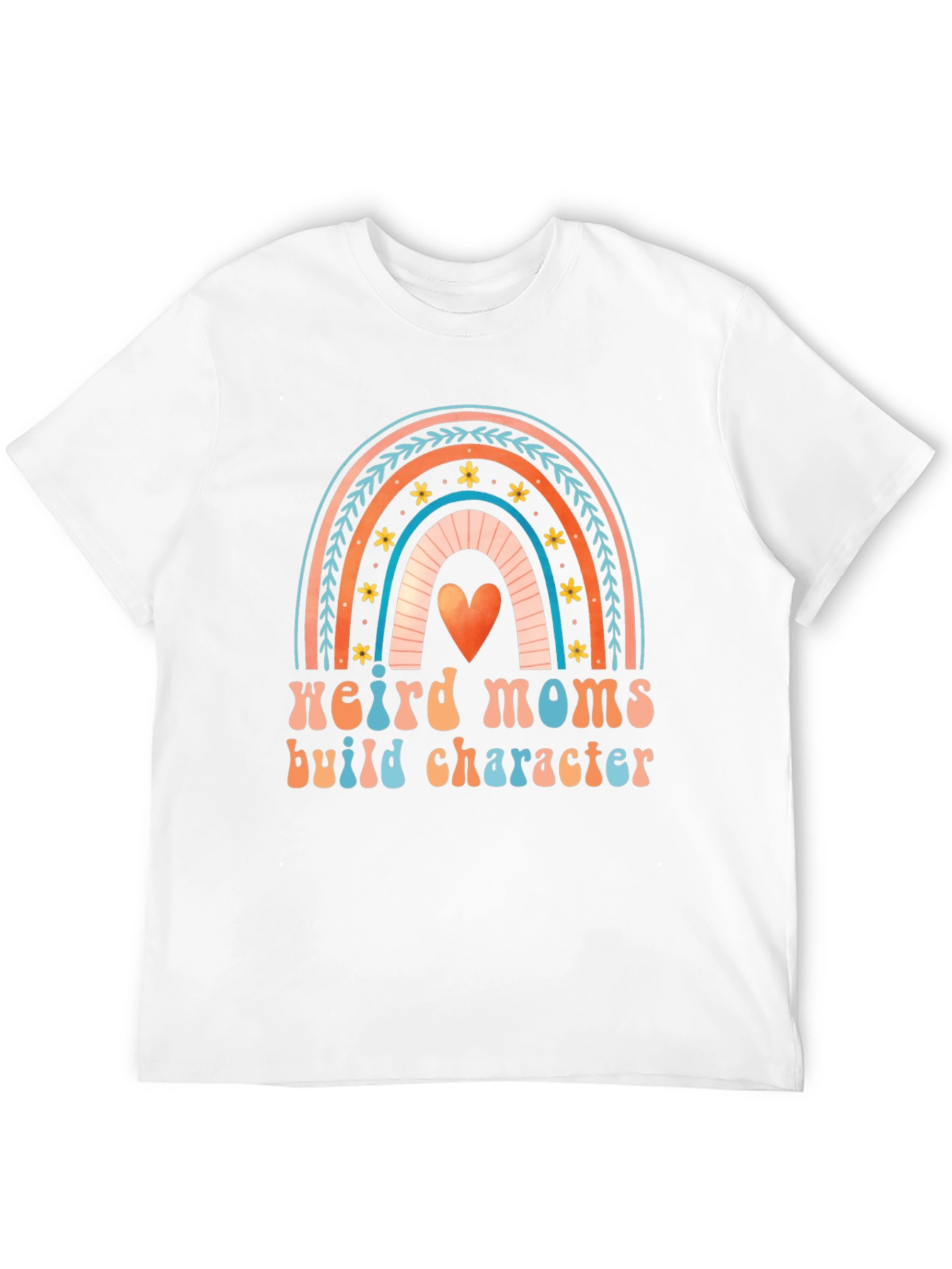 Weird Moms Build Character Graphic Tee