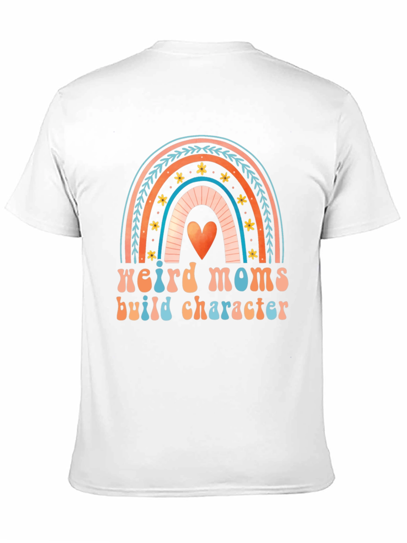 Weird Moms Build Character Graphic Tee