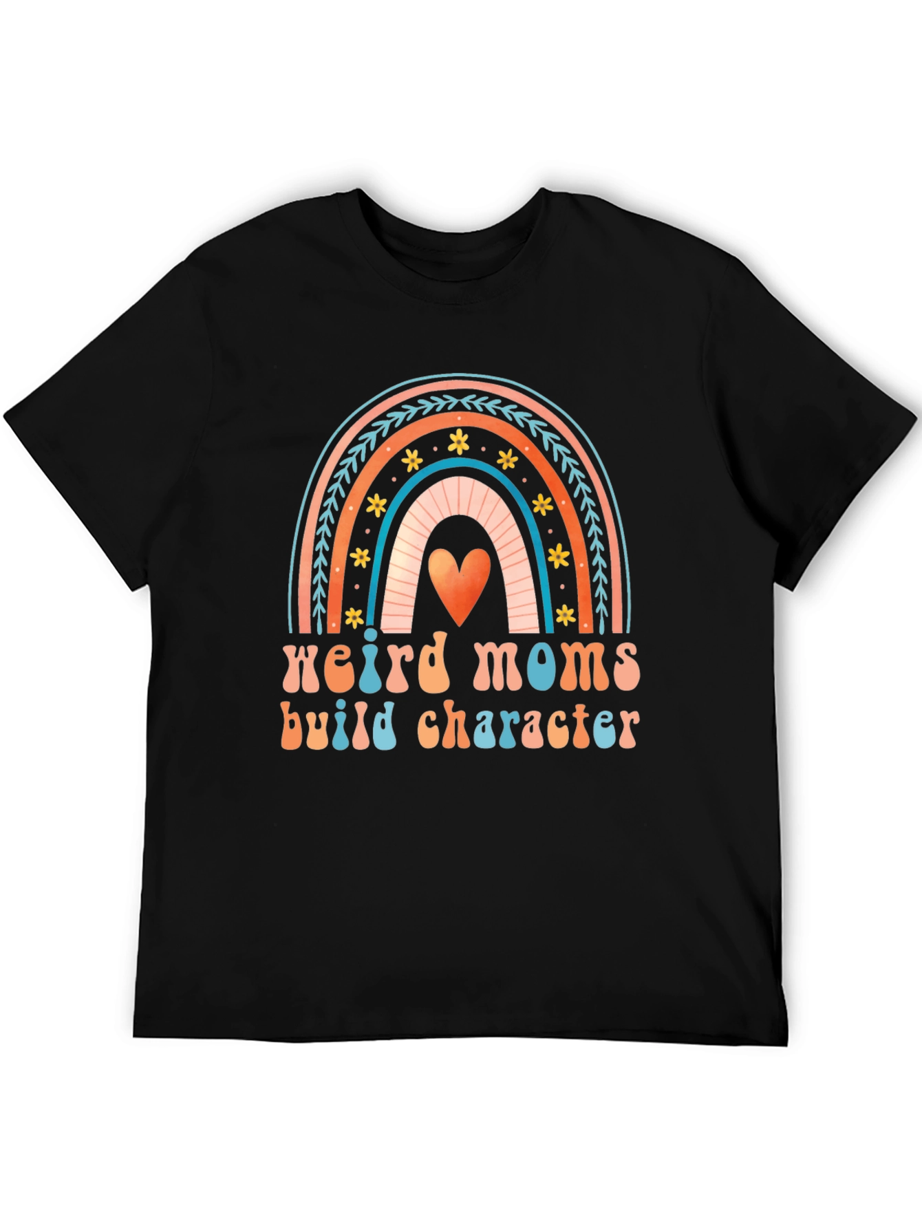 Weird Moms Build Character Graphic Tee