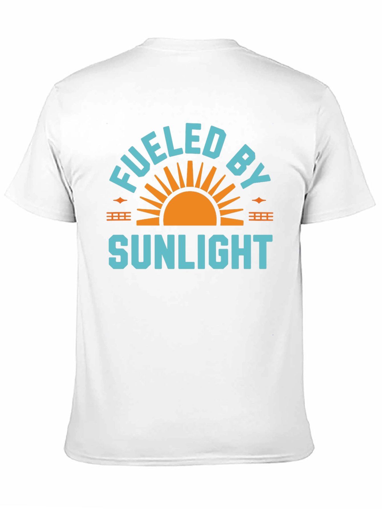 Fueled By Sunlight Graphic Tee - Black Casual Shirt