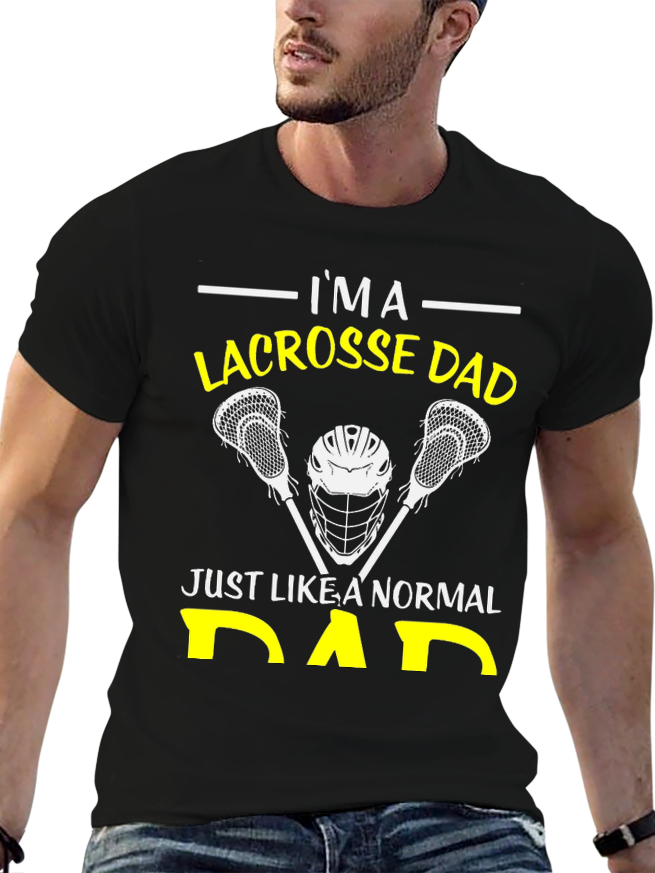 Lacrosse Dad T-Shirt: Normal Dad Edition