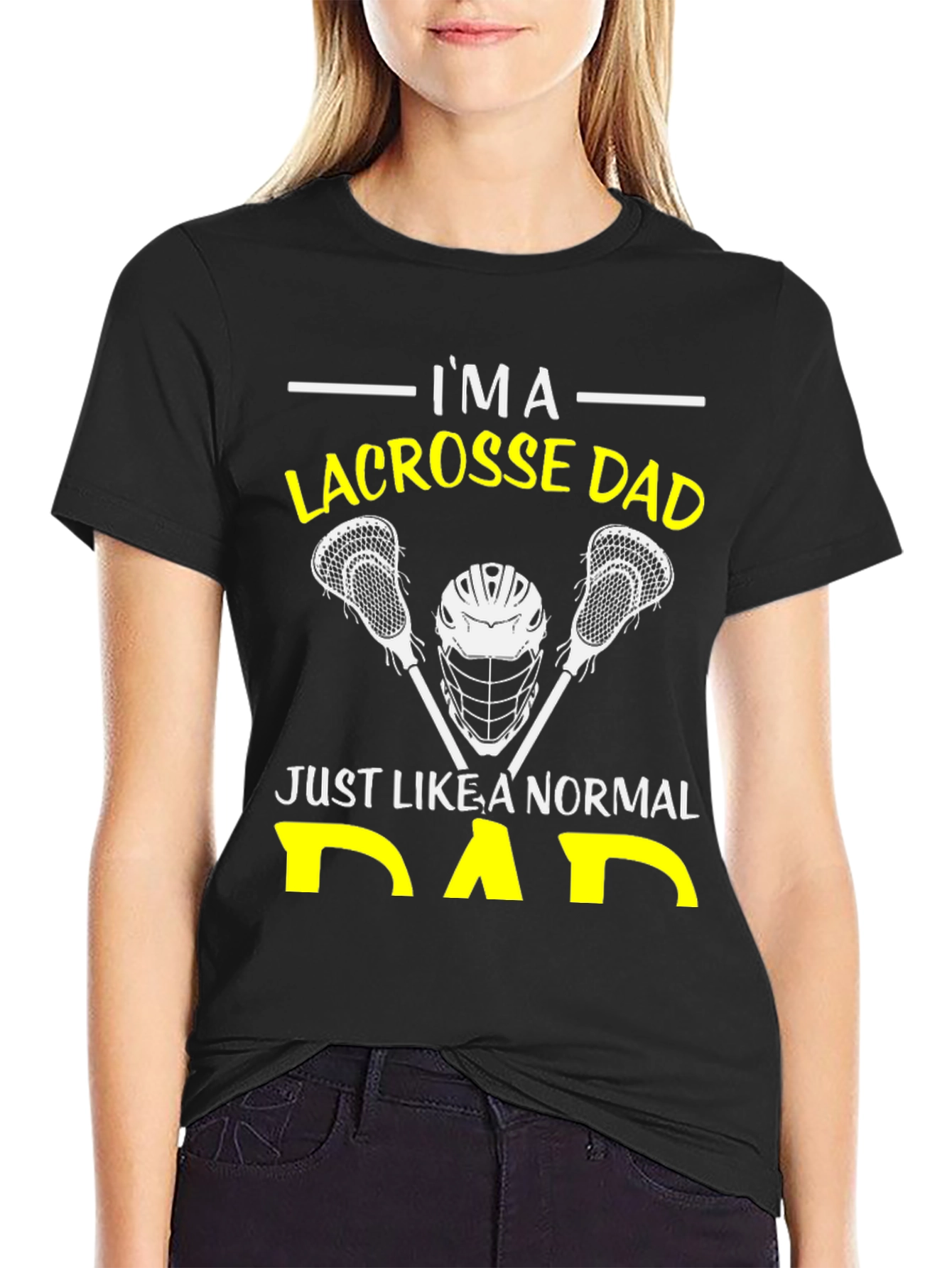 Lacrosse Dad T-Shirt: Normal Dad Edition