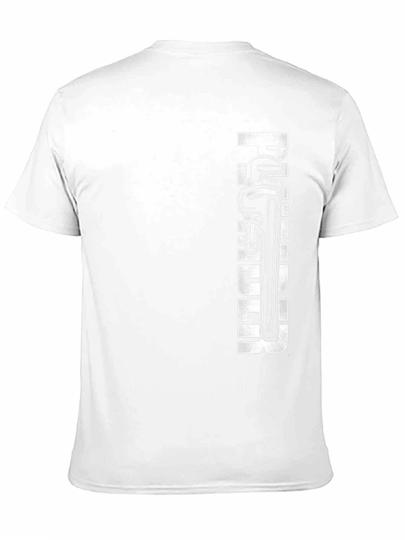 Plumber Wrench Graphic T-Shirt - Black