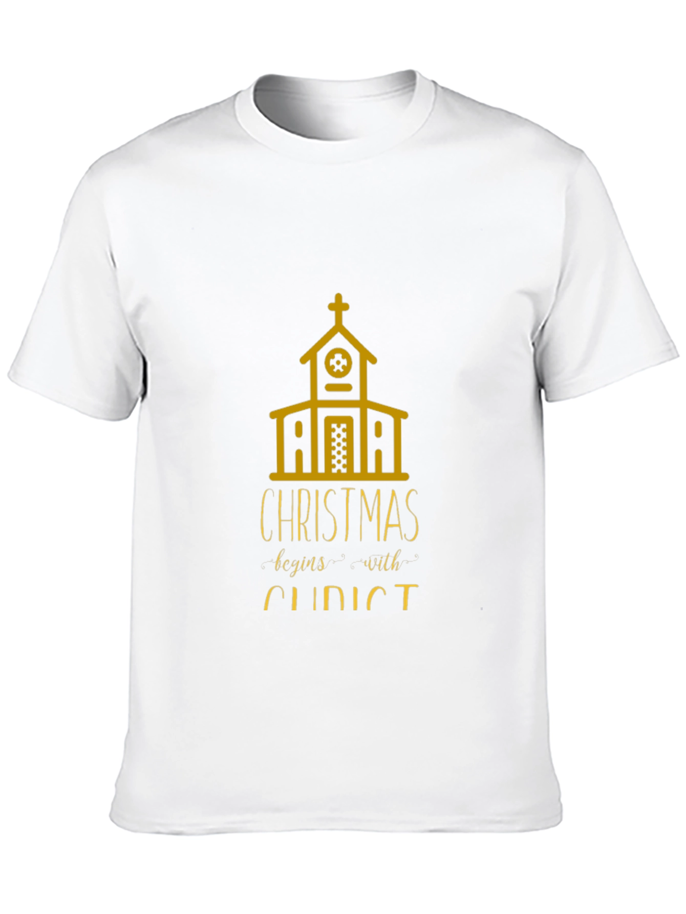 Christmas Begins With Christ T-Shirt