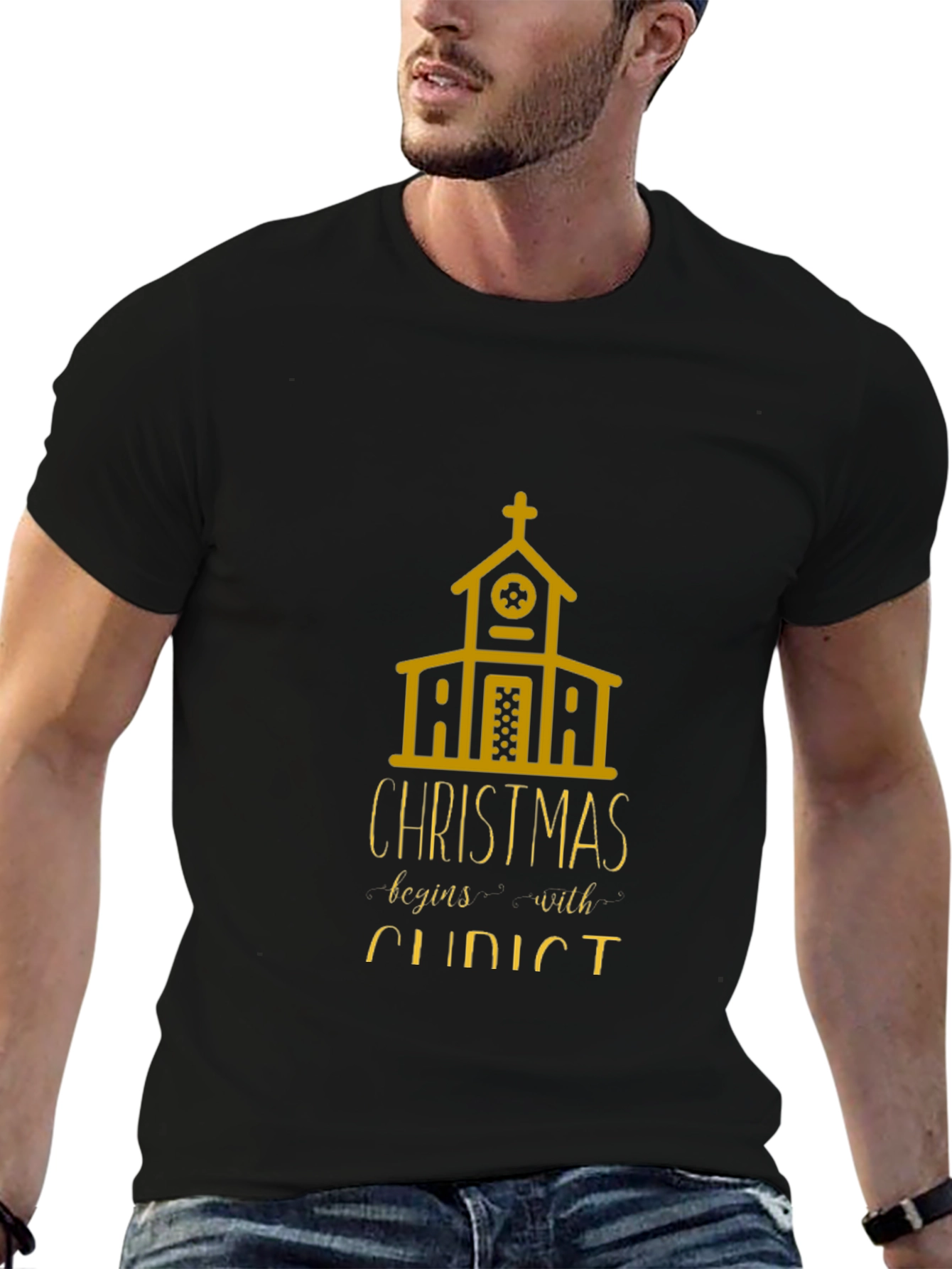 Christmas Begins With Christ T-Shirt