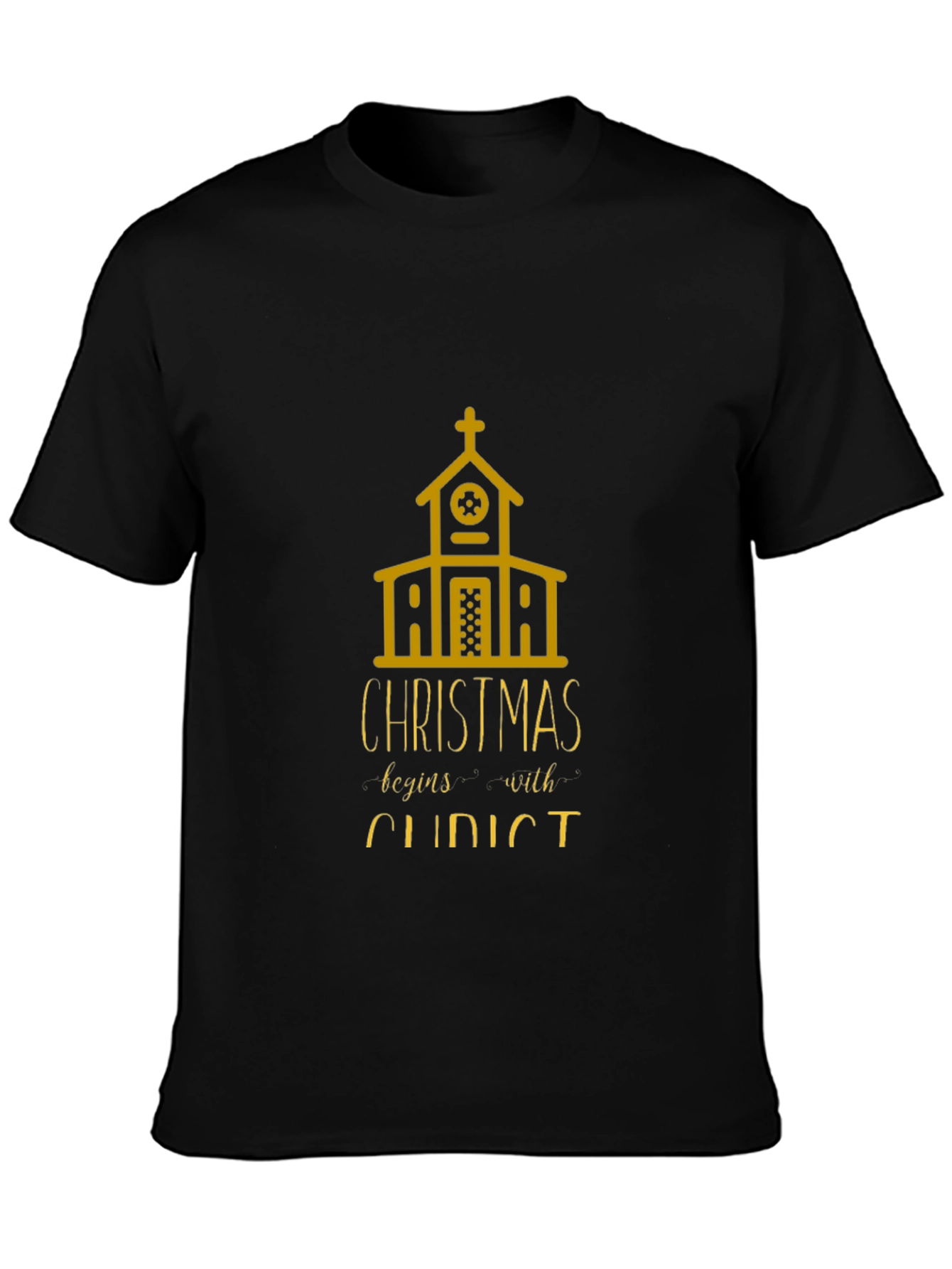 Christmas Begins With Christ T-Shirt