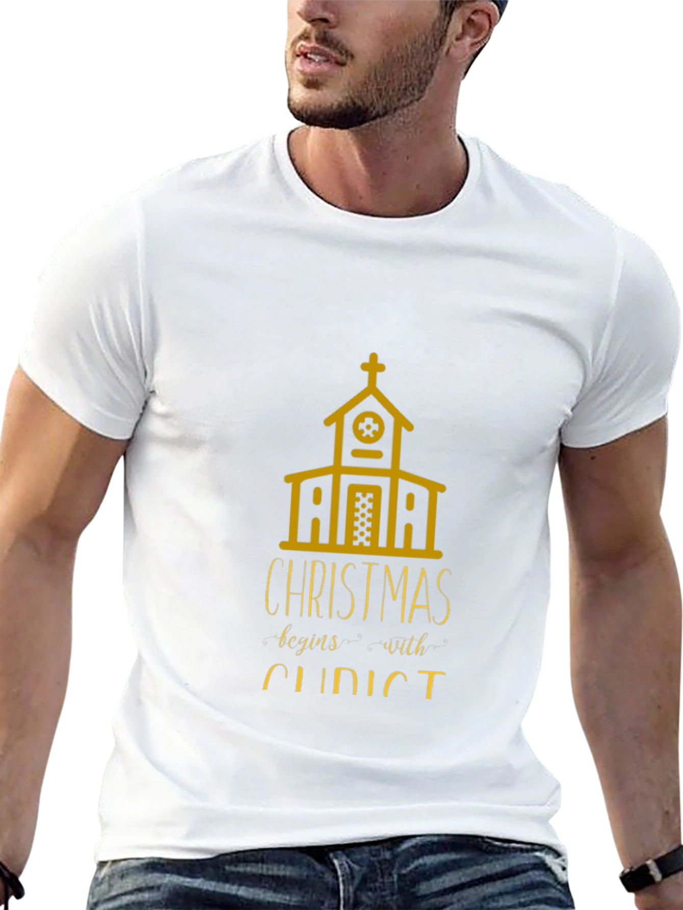 Christmas Begins With Christ T-Shirt