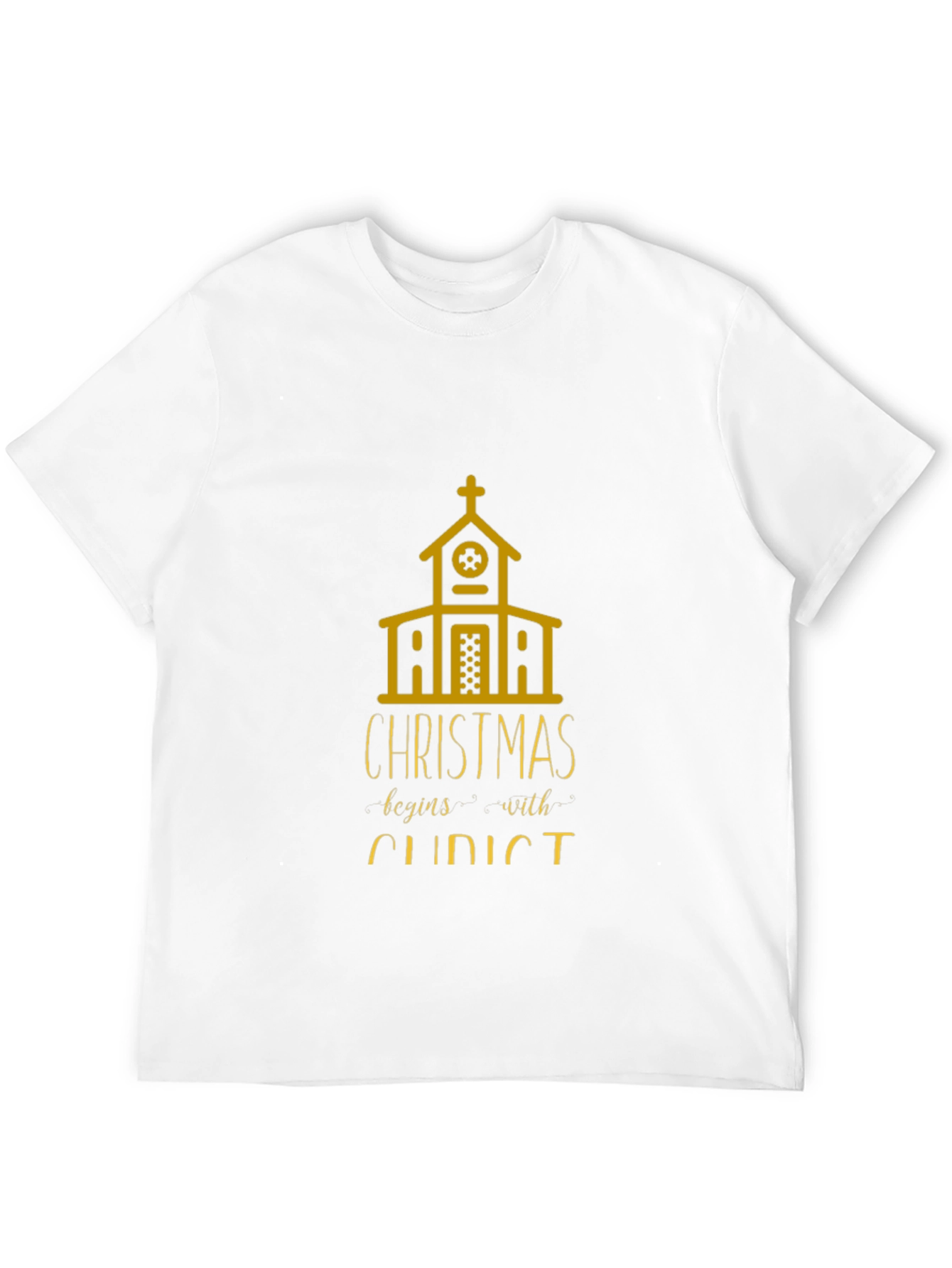 Christmas Begins With Christ T-Shirt