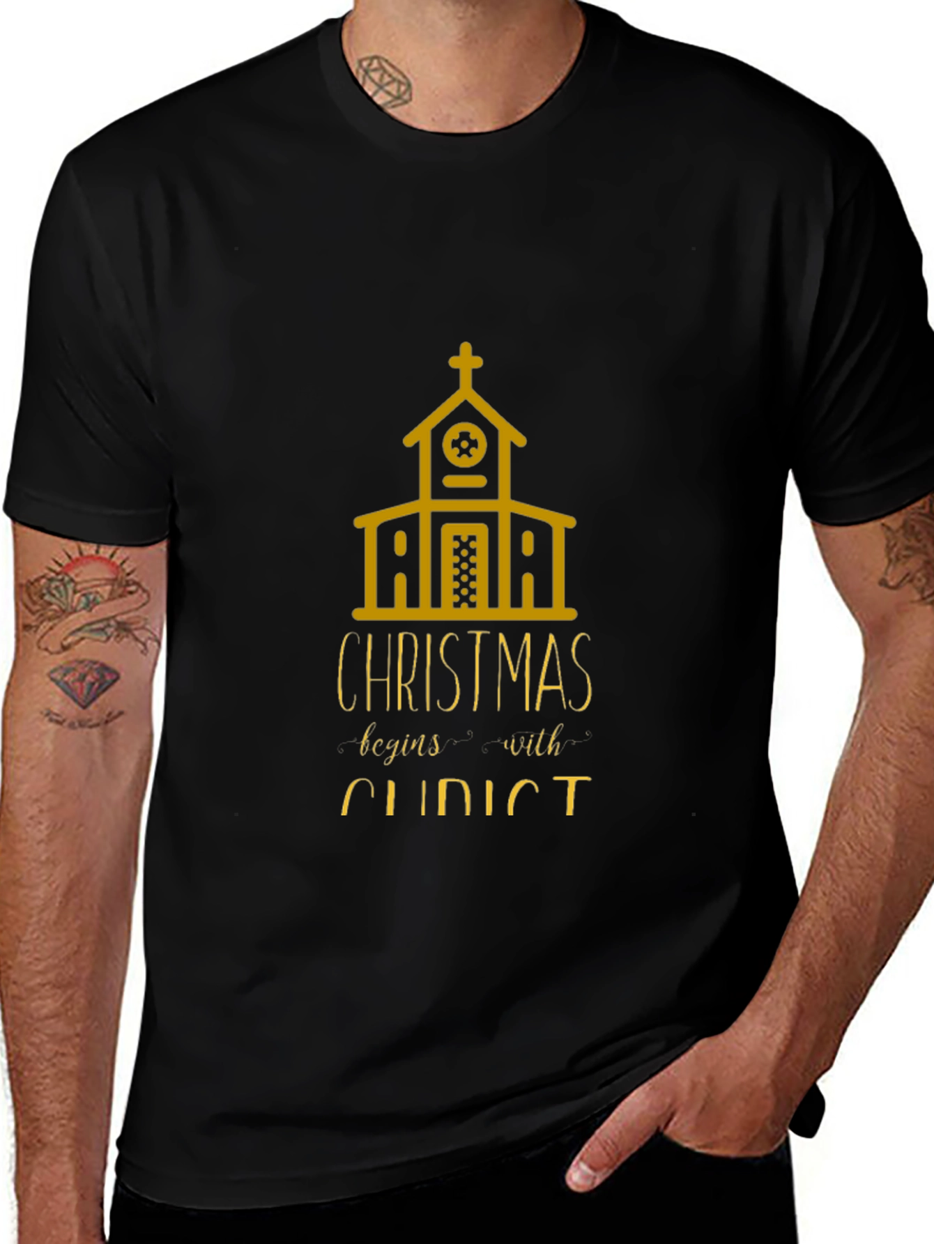 Christmas Begins With Christ T-Shirt