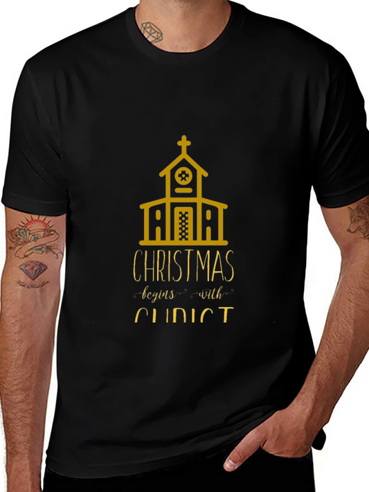 Christmas Begins With Christ T-Shirt