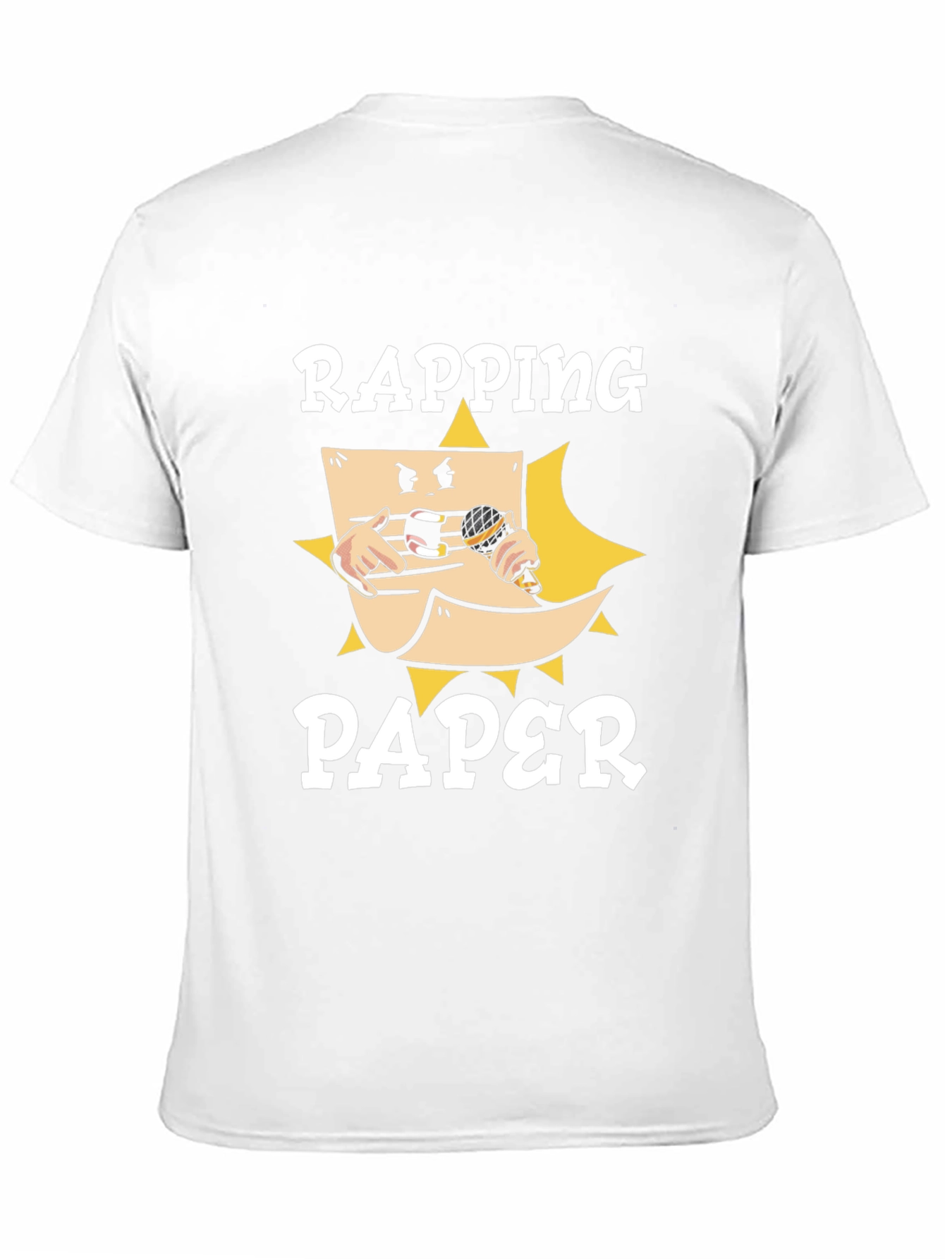 Rapping Paper Graphic T-Shirt - Mens Black Tee