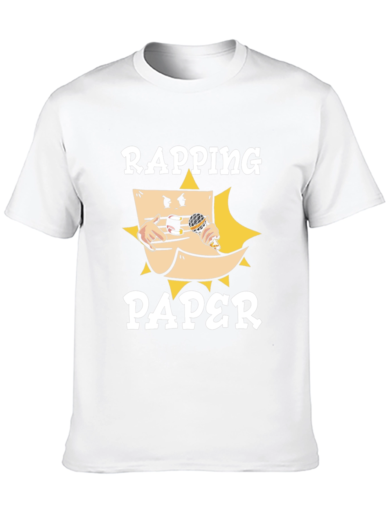 Rapping Paper Graphic T-Shirt - Mens Black Tee