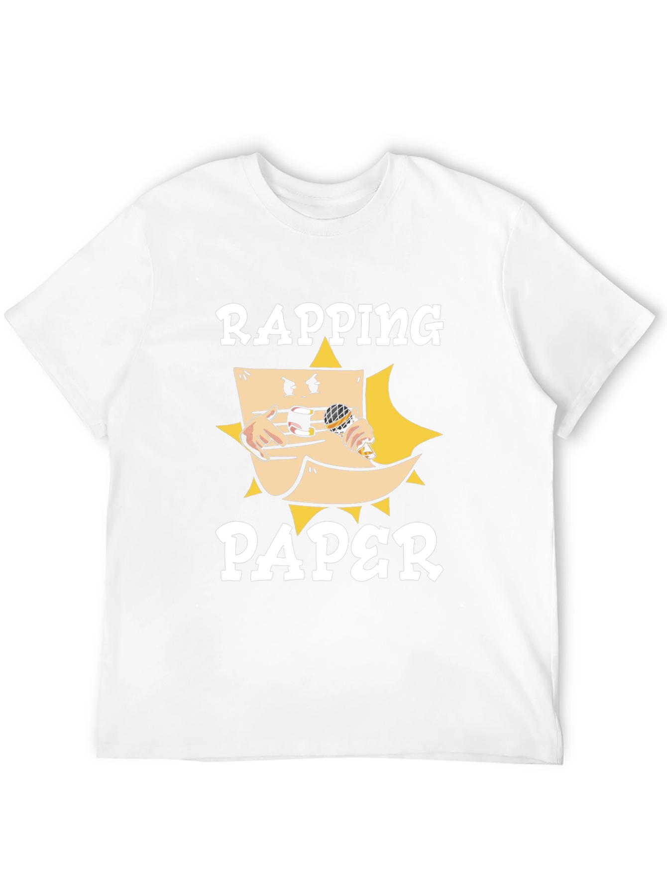 Rapping Paper Graphic T-Shirt - Mens Black Tee