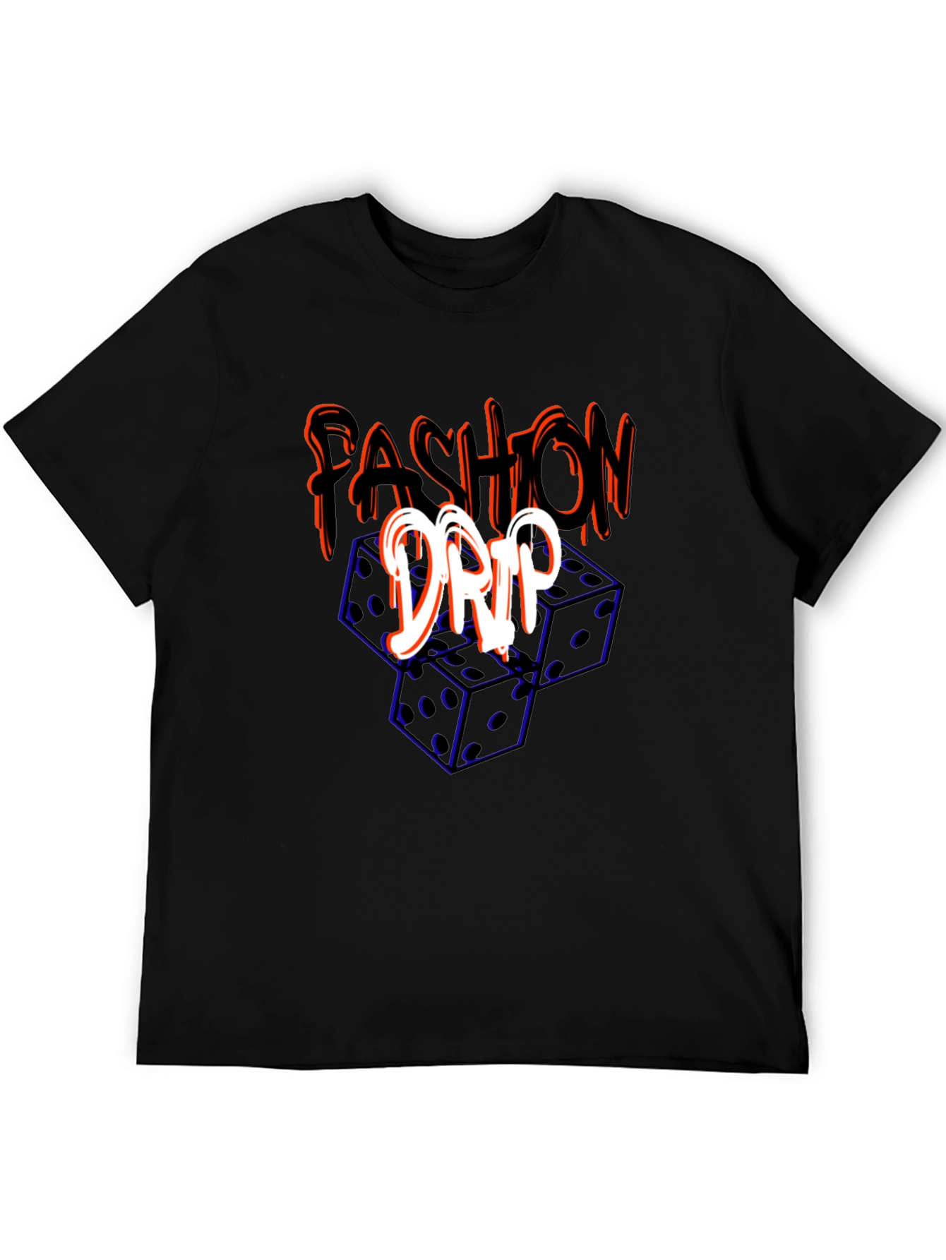 Fashion Drip Dice Graphic Tee