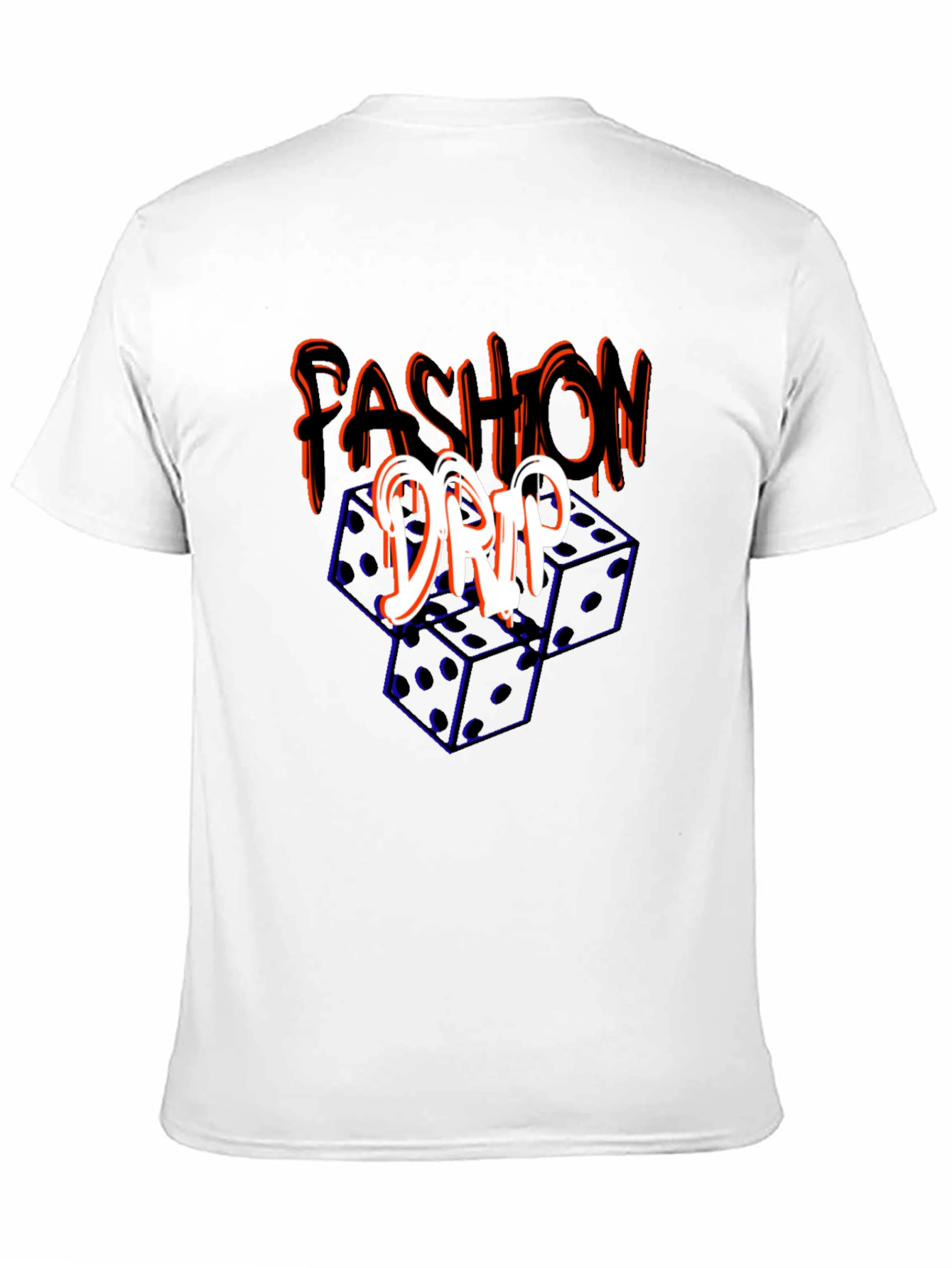 Fashion Drip Dice Graphic Tee