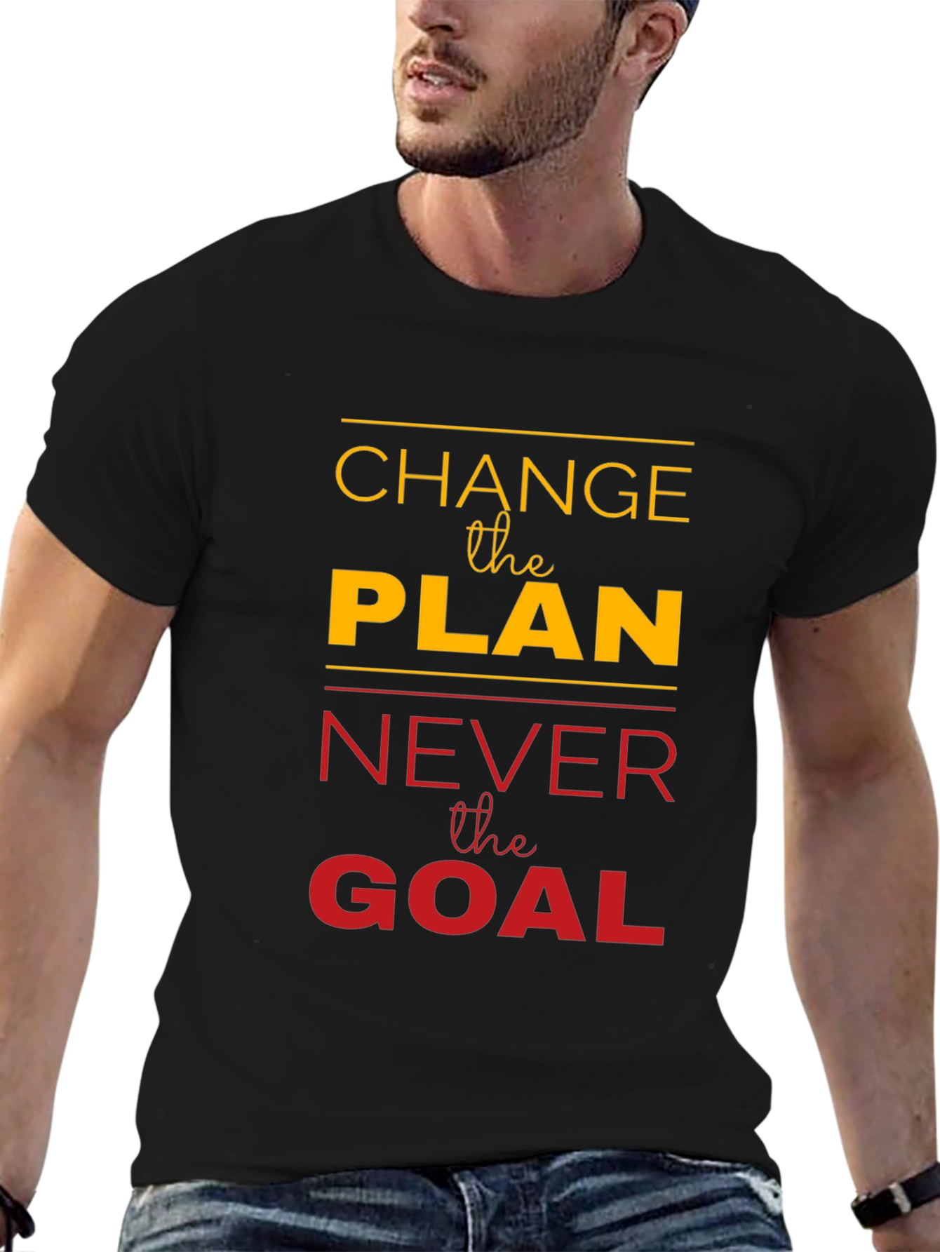 Motivational Change the Plan Graphic Tee