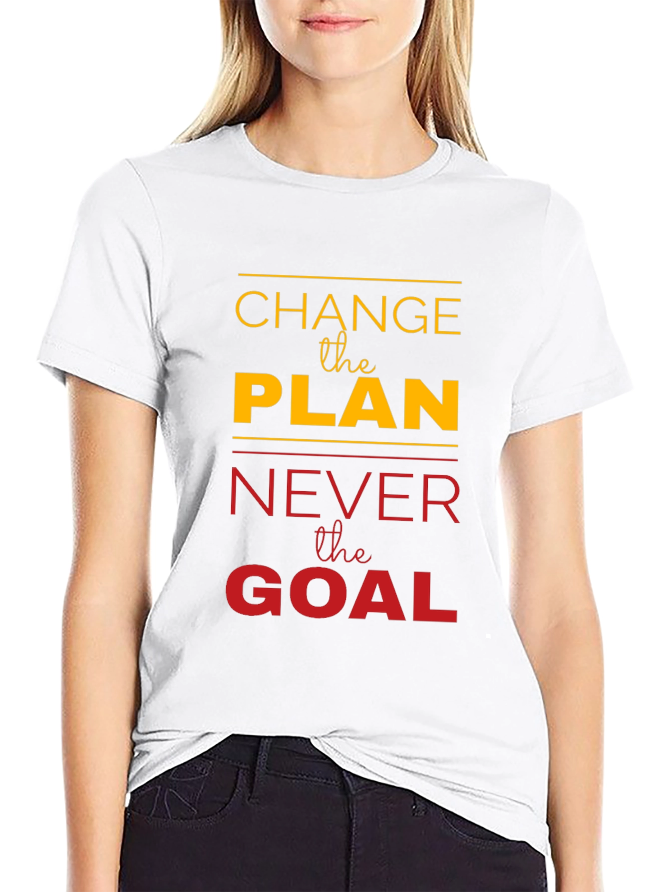 Motivational Change the Plan Graphic Tee