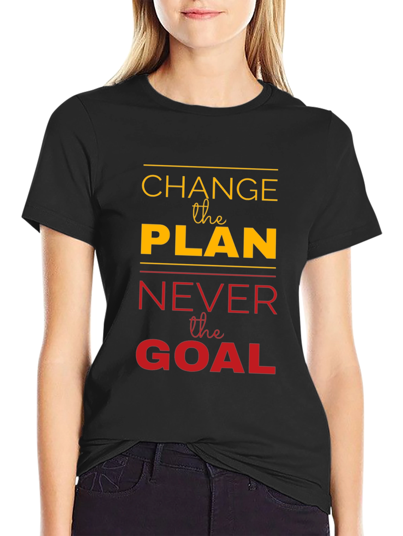 Motivational Change the Plan Graphic Tee