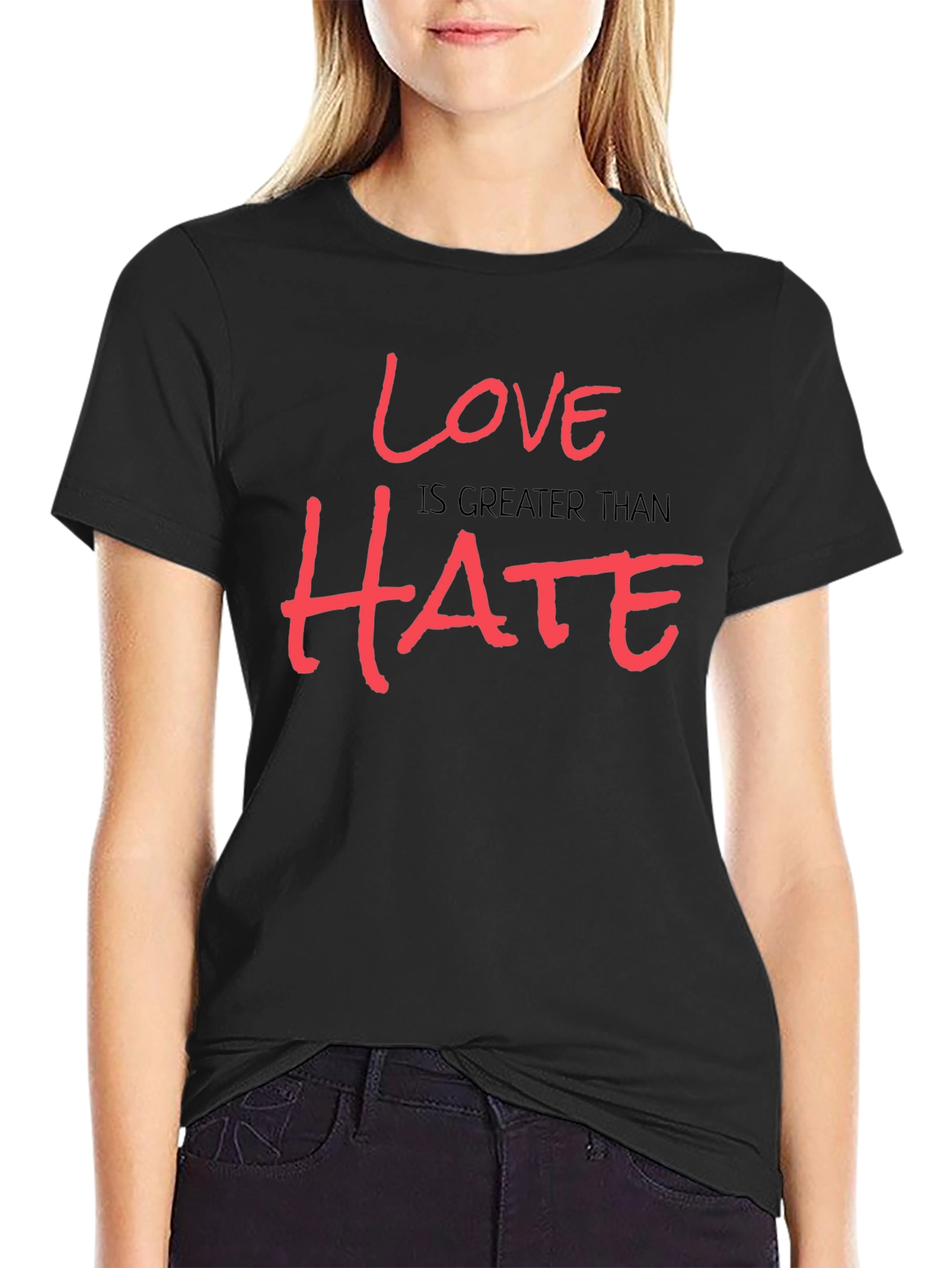 Love is Greater Than Hate Graphic Tee
