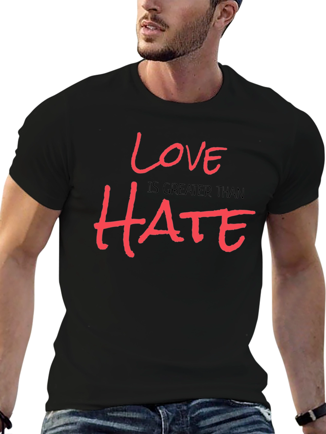 Love is Greater Than Hate Graphic Tee