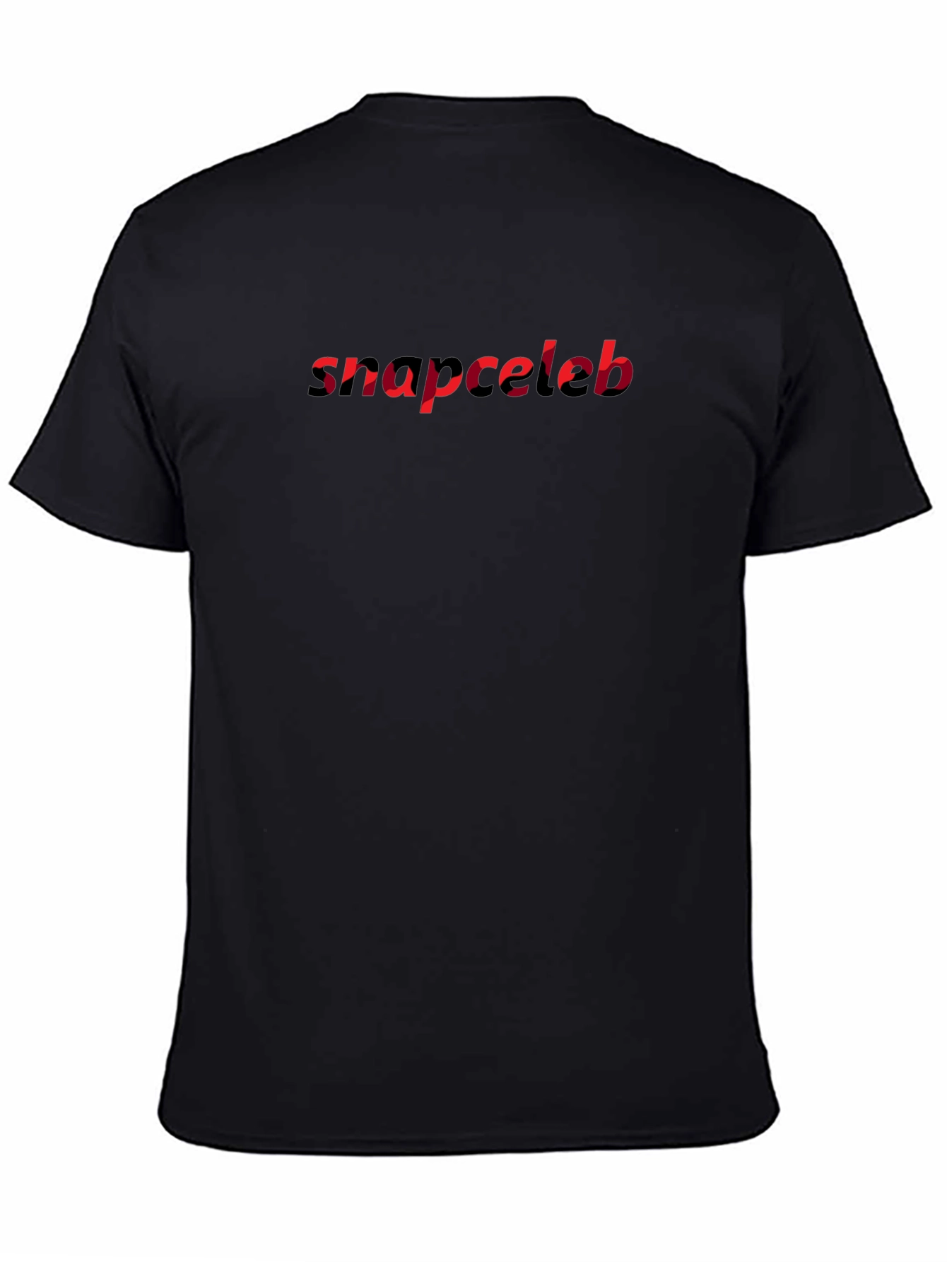 Snapceleb Black Graphic Tee