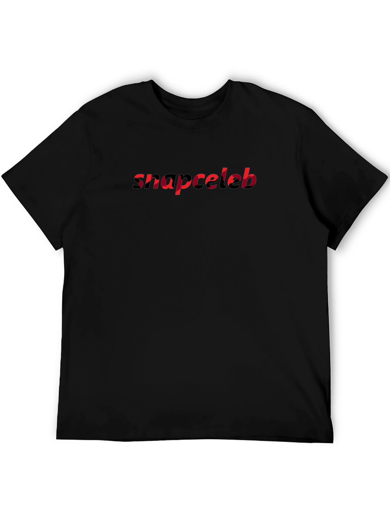 Snapceleb Black Graphic Tee