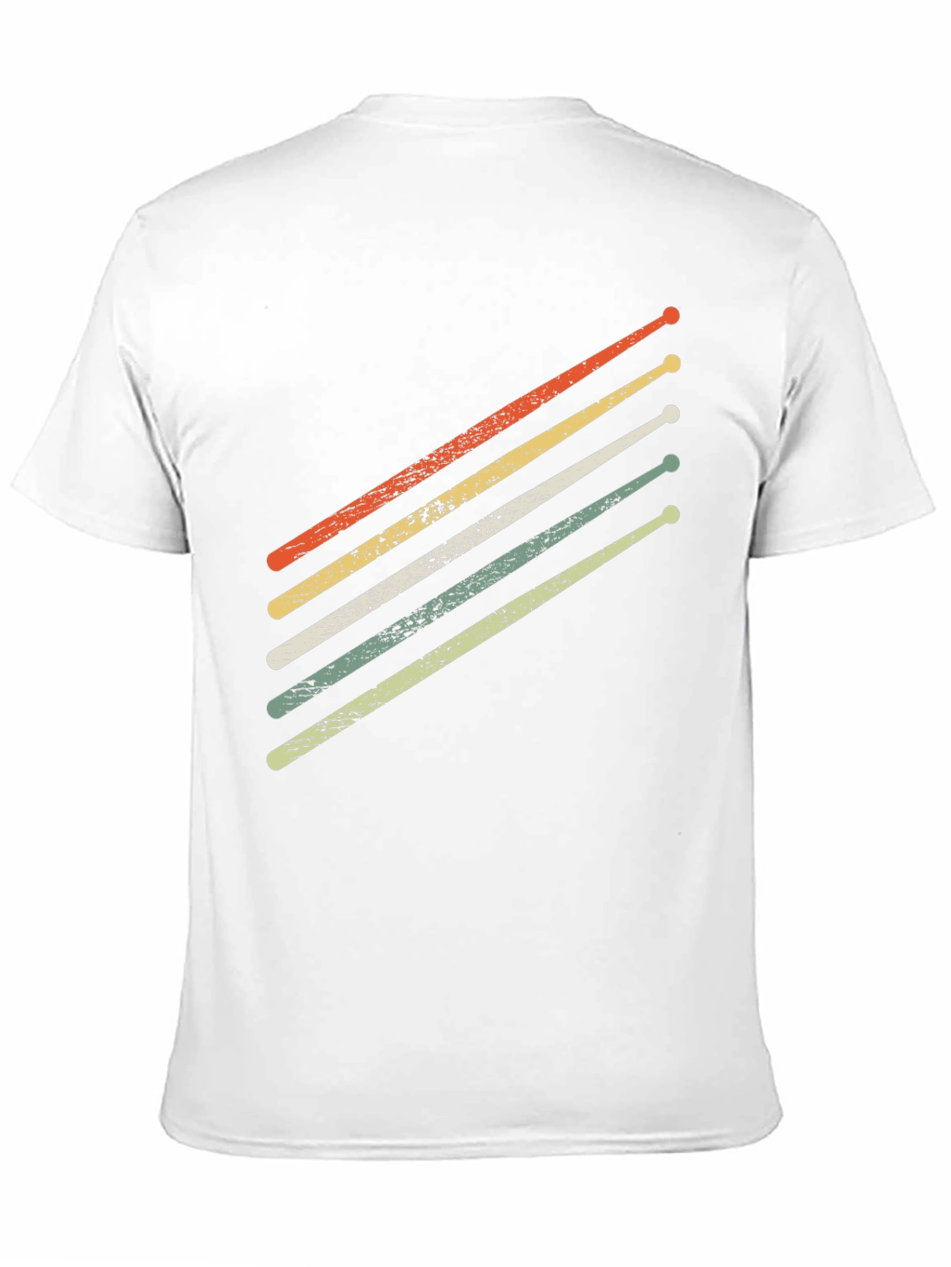 Retro Drumsticks Graphic T-Shirt