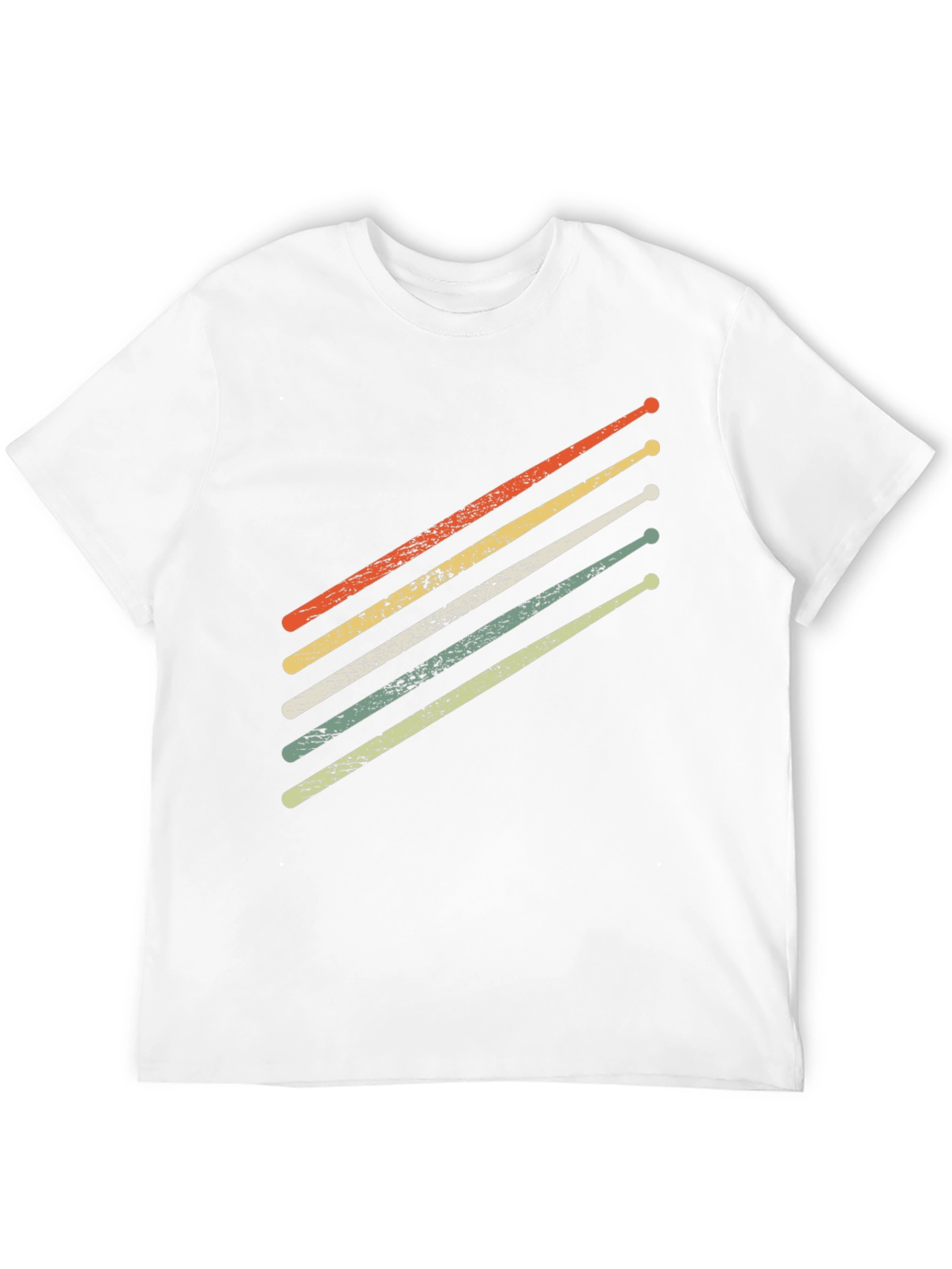 Retro Drumsticks Graphic T-Shirt