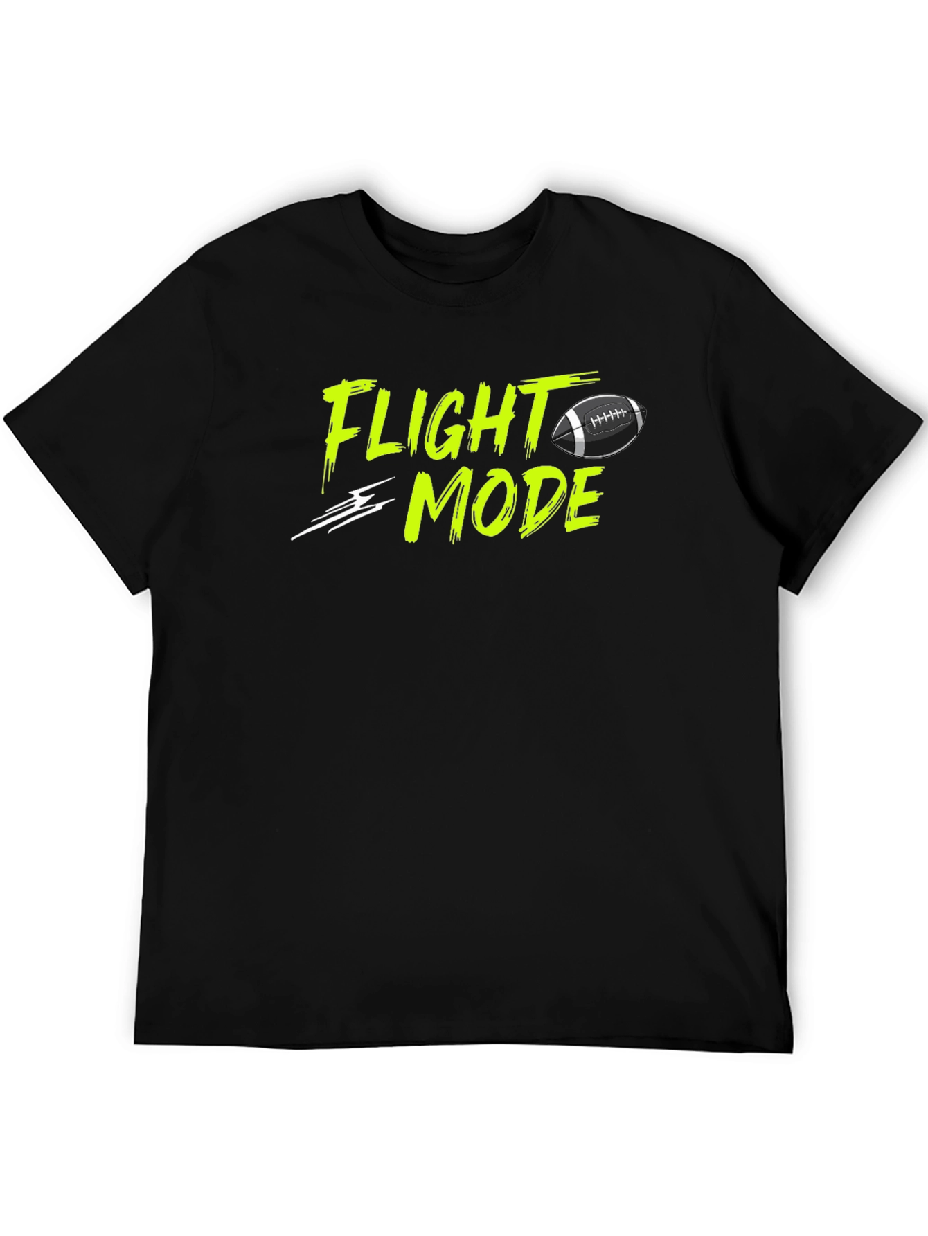 Flight Mode Football Graphic T-Shirt