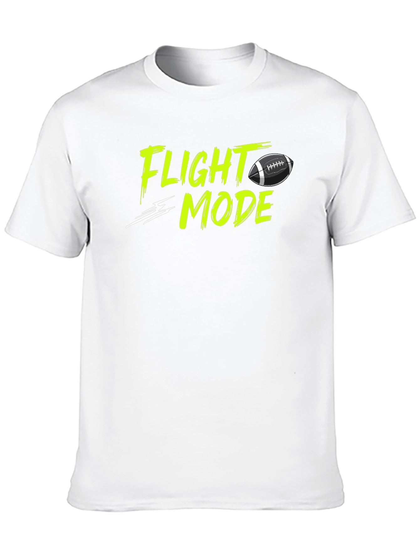 Flight Mode Football Graphic T-Shirt