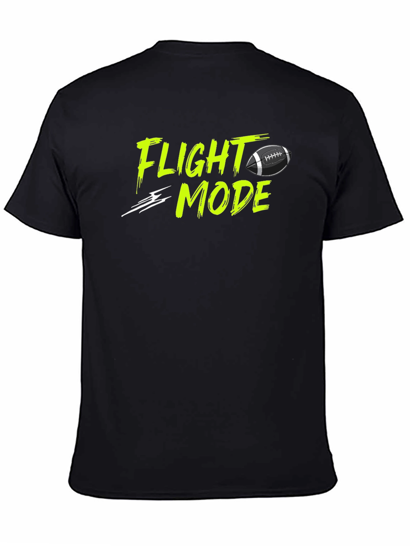Flight Mode Football Graphic T-Shirt