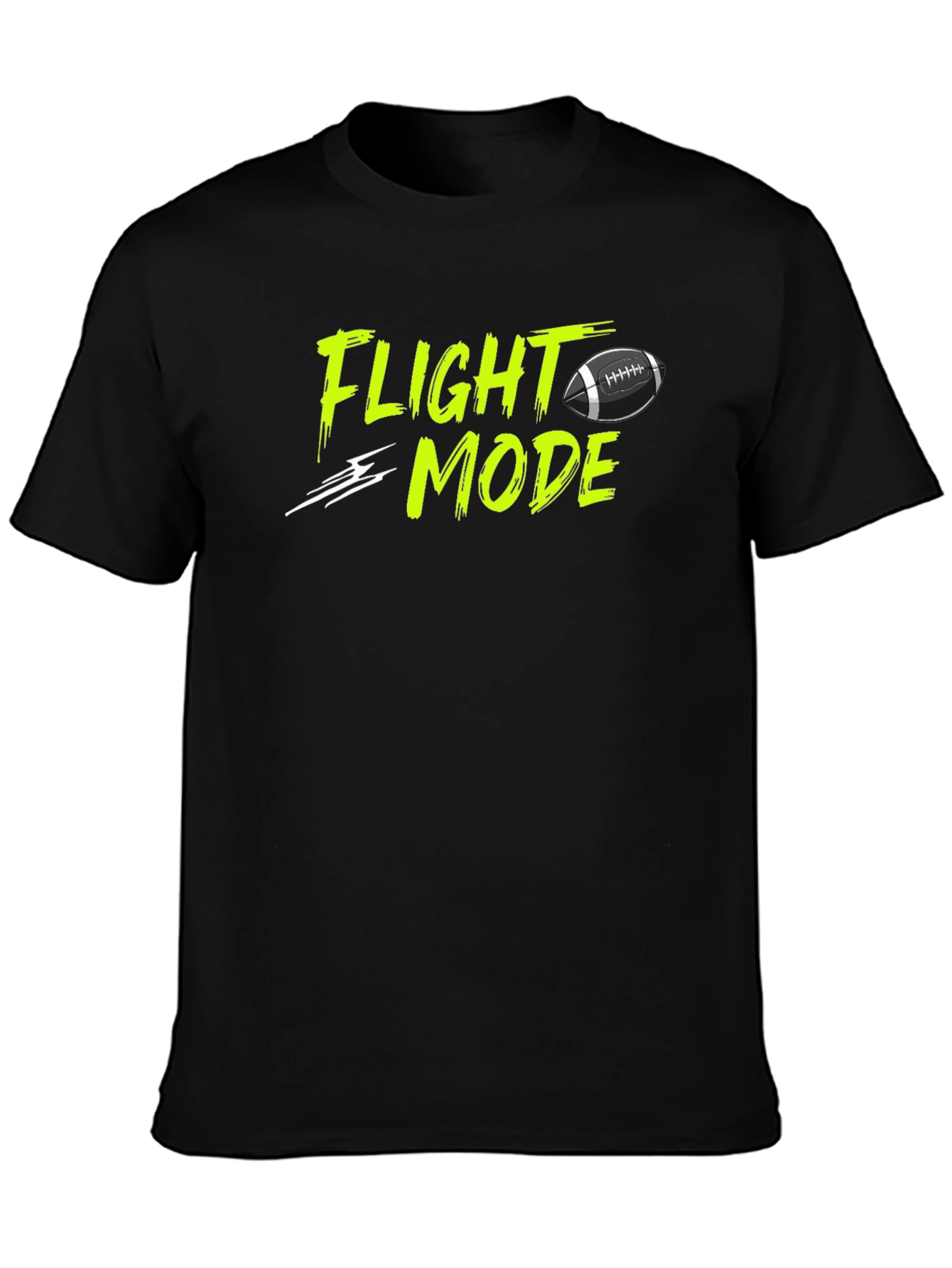 Flight Mode Football Graphic T-Shirt