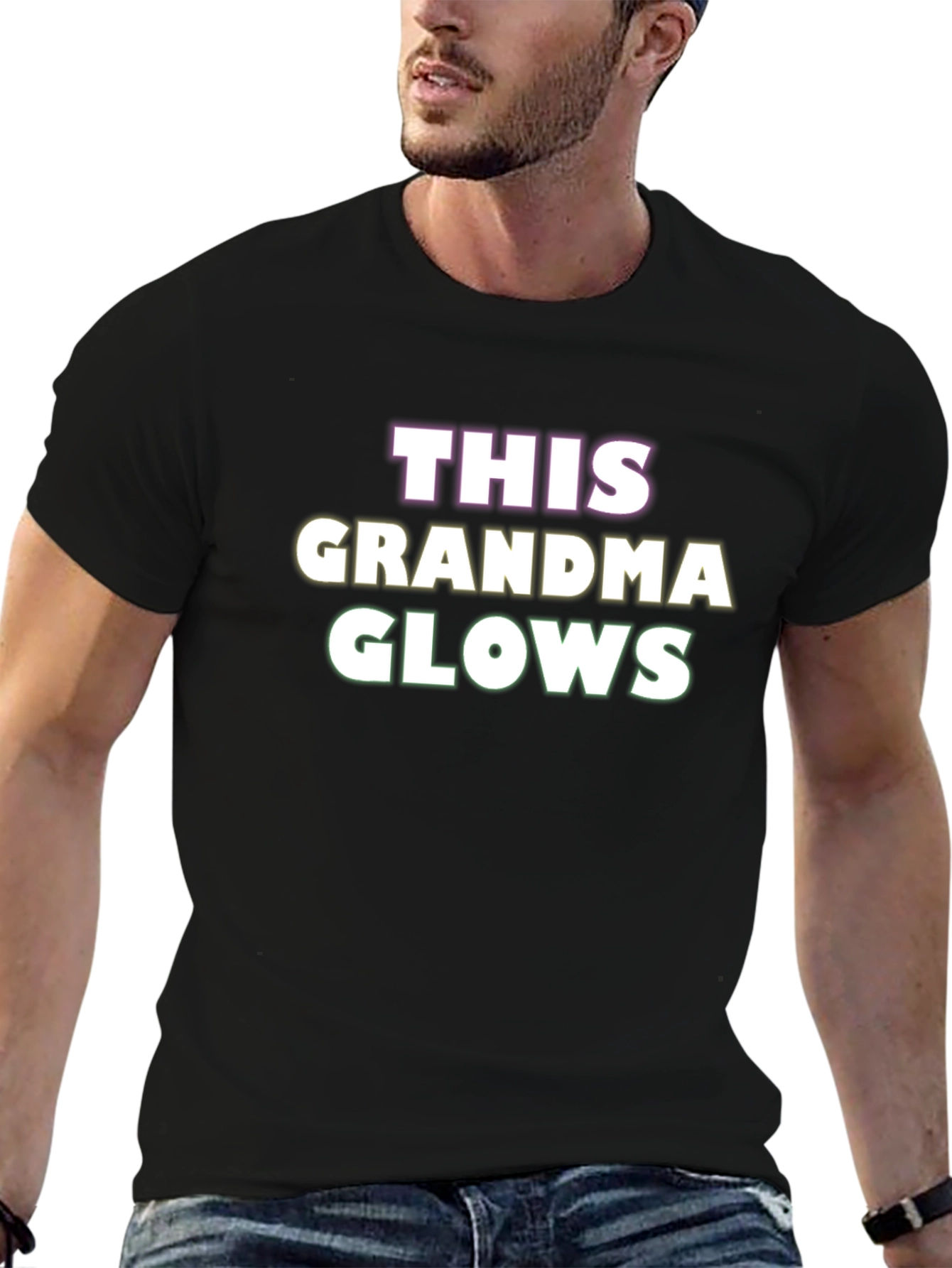 Grandma Glows T-Shirt - Stylish & Comfortable