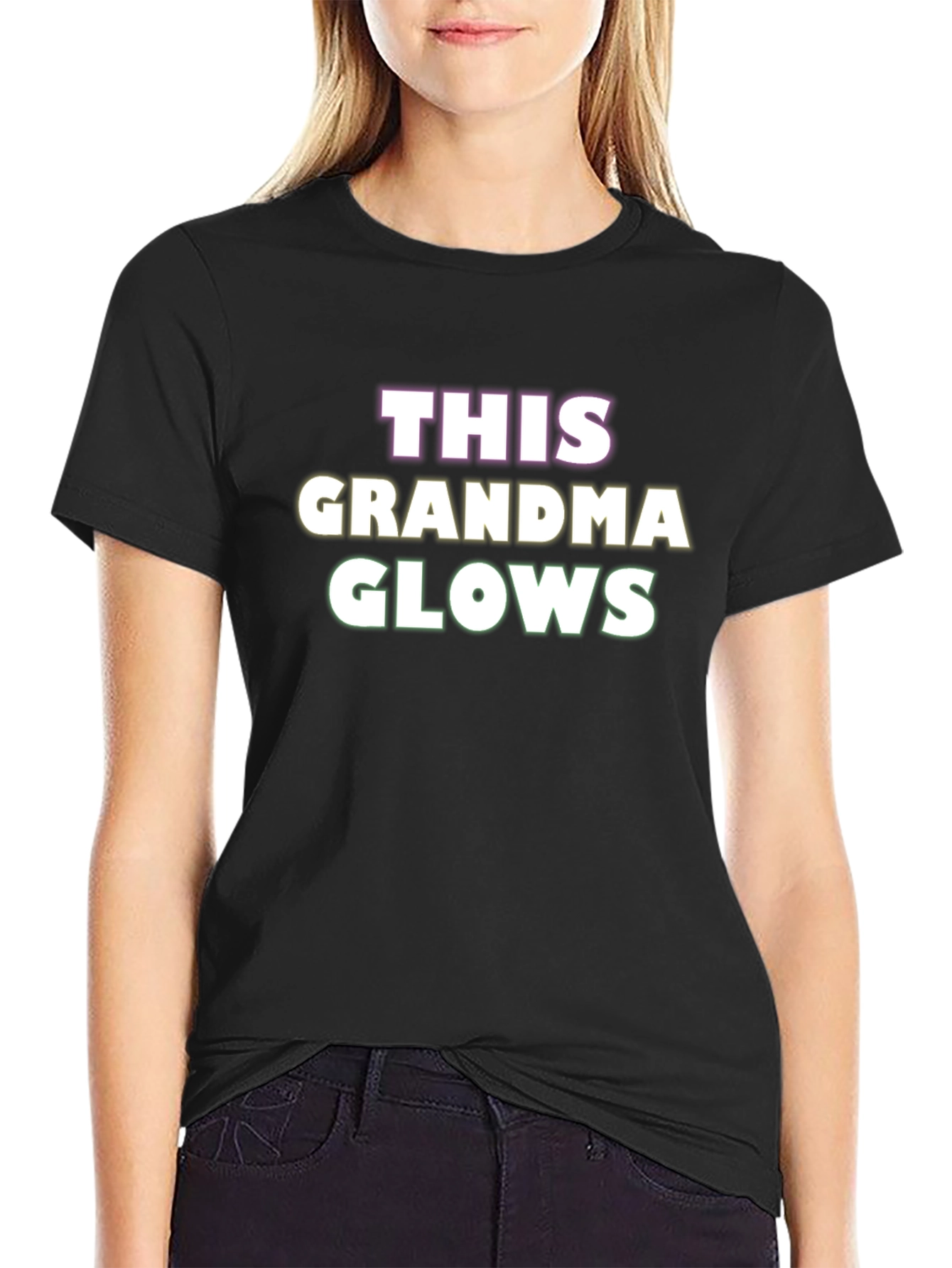 Grandma Glows T-Shirt - Stylish & Comfortable