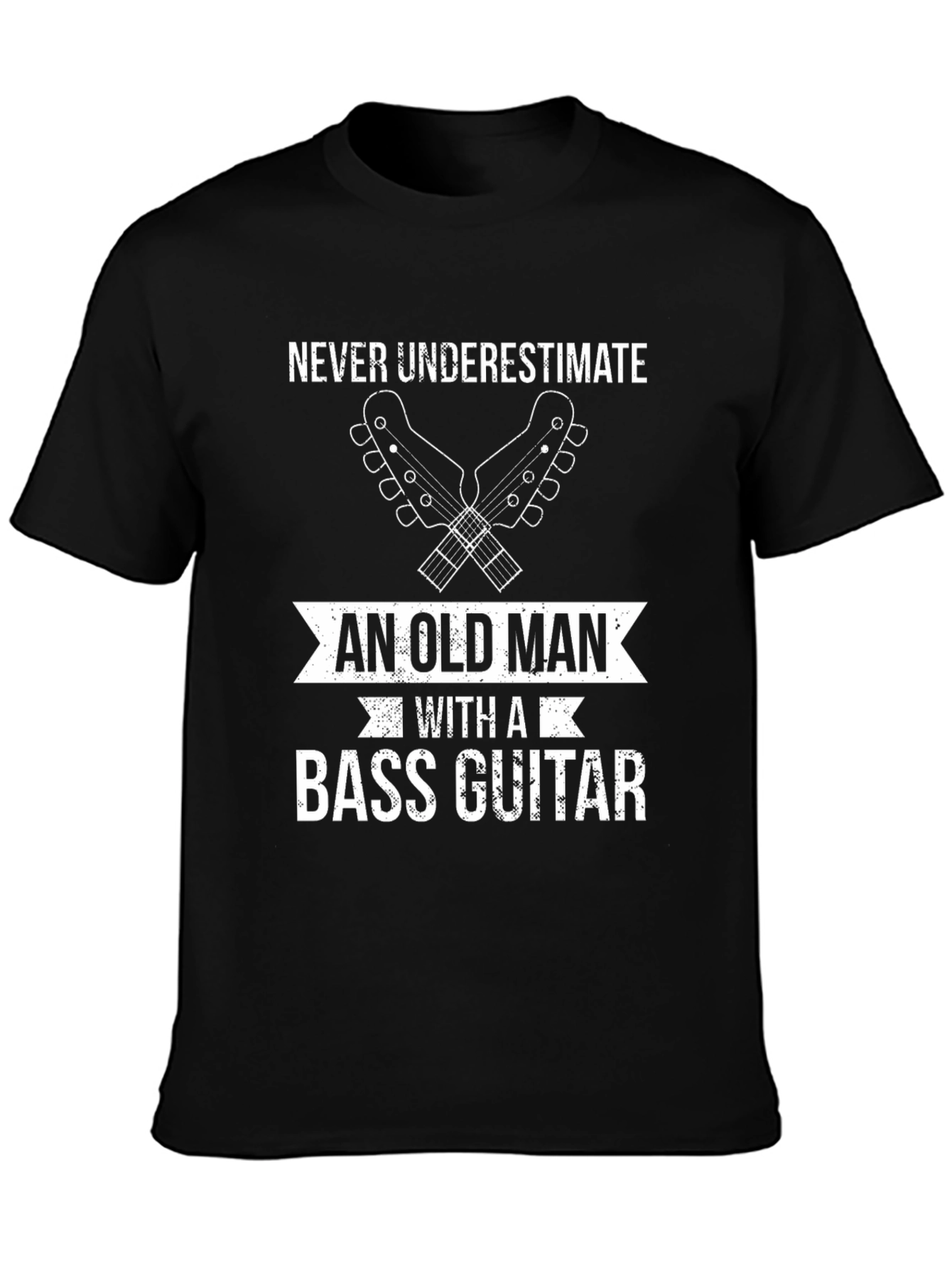 Bass Guitar Old Man T-Shirt