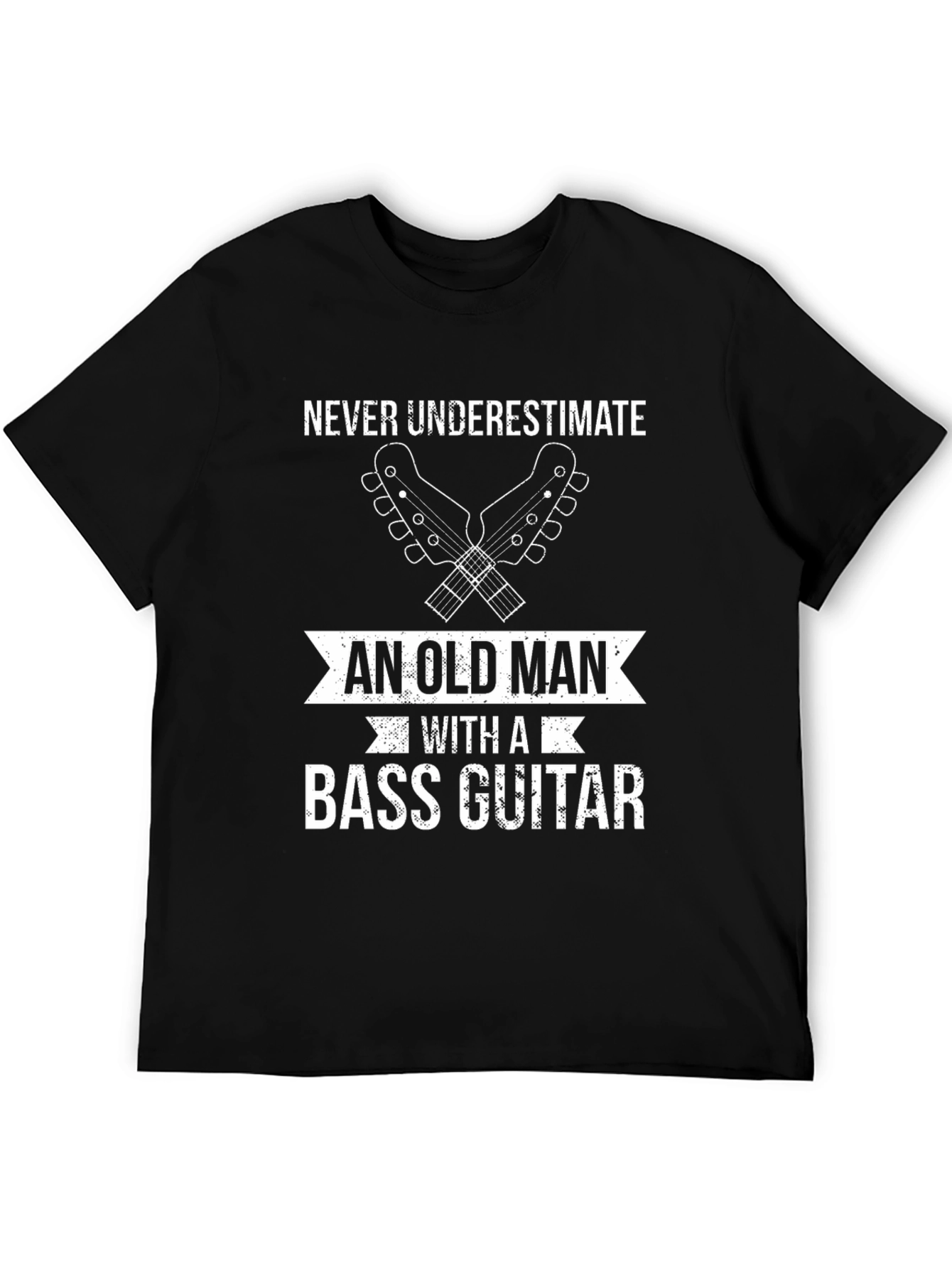 Bass Guitar Old Man T-Shirt